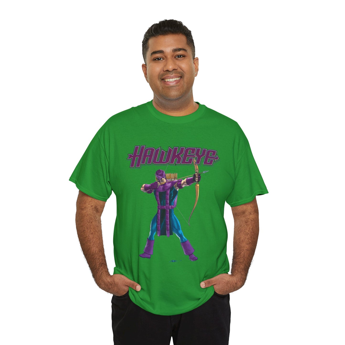 Hawkeye T-Shirt - George Perez Art - Avengers Member/Leader - Clint Barton - Popular Marvel Comics Character