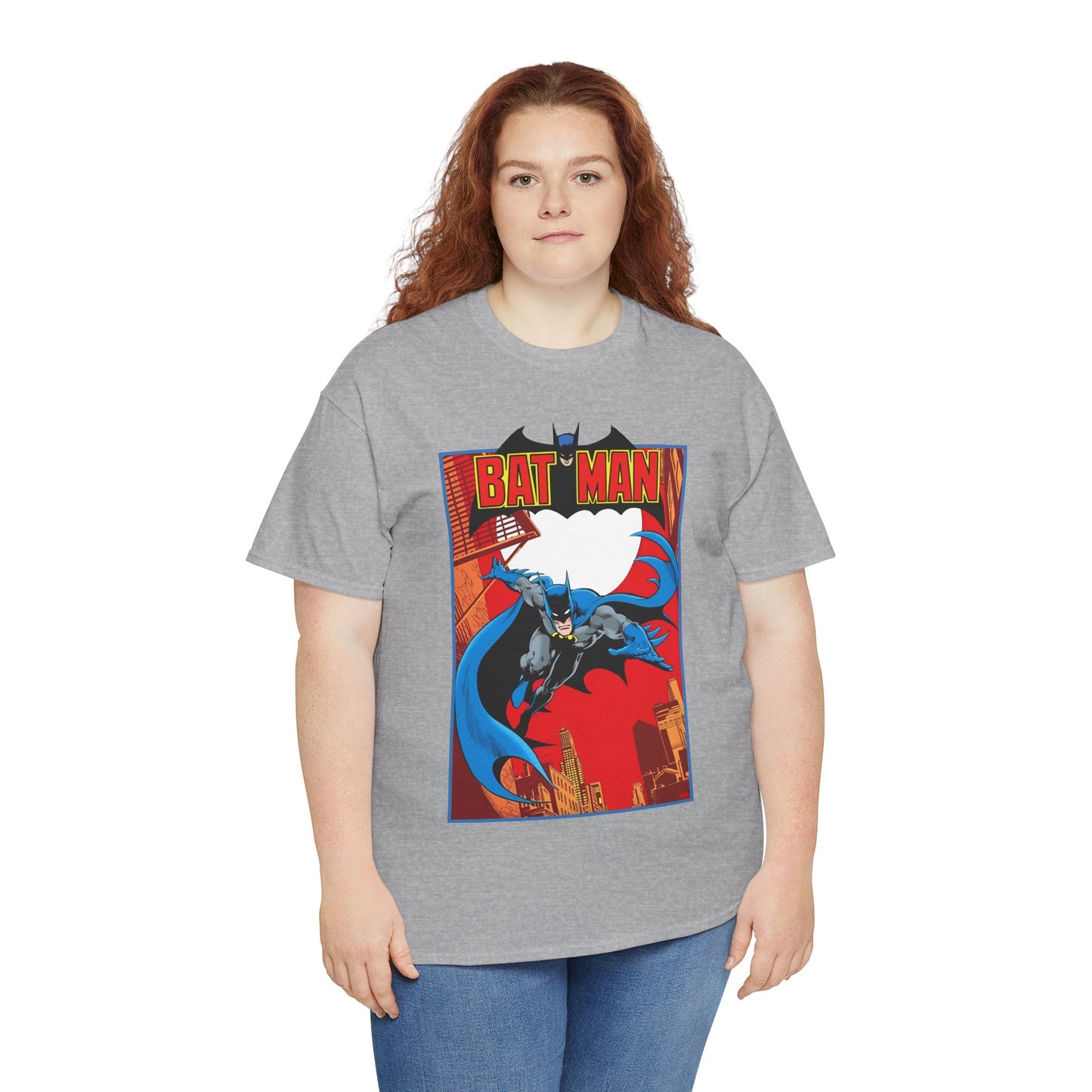 Batman T-Shirt - Jim Aparo Art - Untold Tales Cover - DC Comics Bronze Age - Batman Flying in Front of the Moon - Caped Crusader, Gotham City