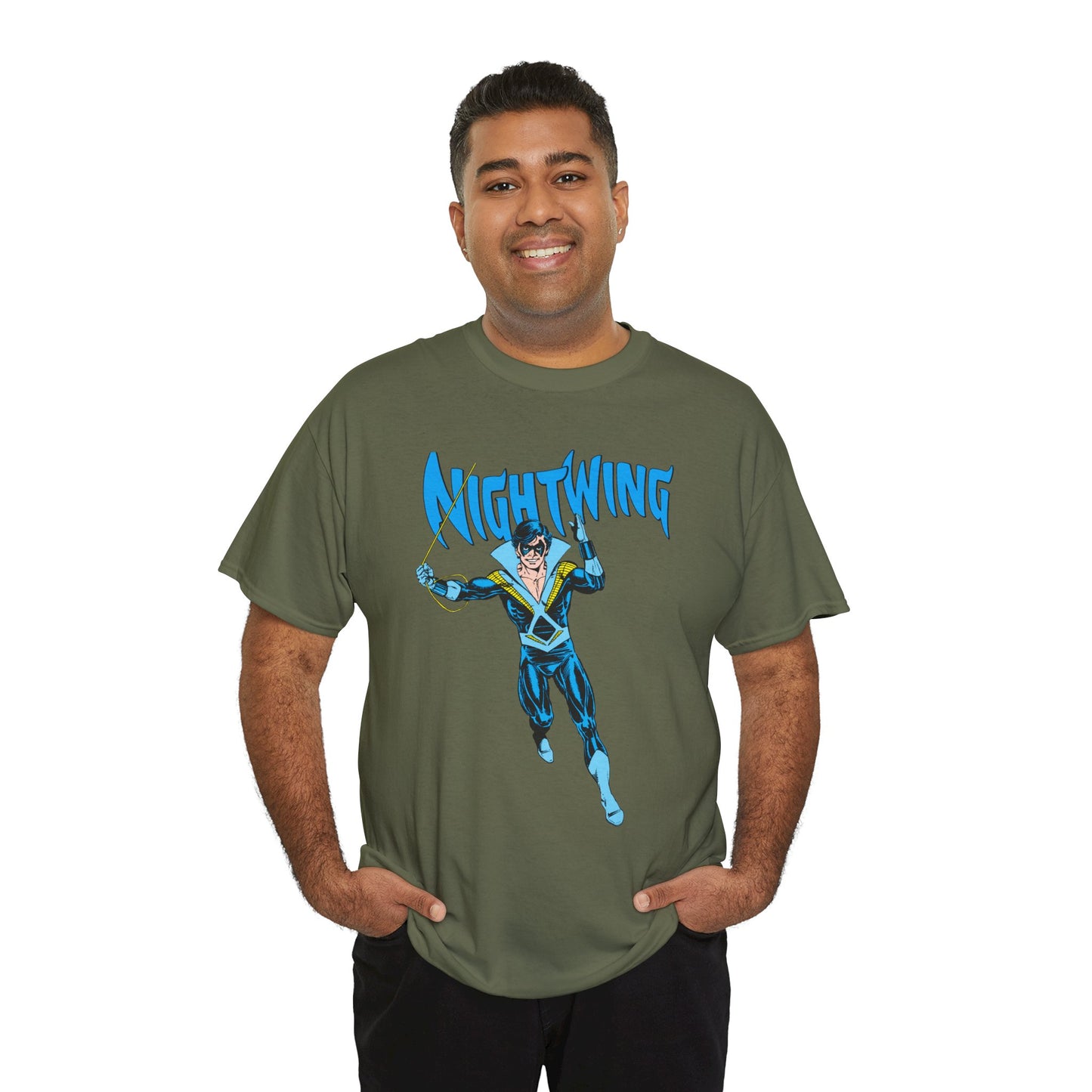 Nightwing T-Shirt - George Perez Art - New Teen Titans, Dick Grayson - DC Comics - Batman's Former Sidekick, Titans Leader