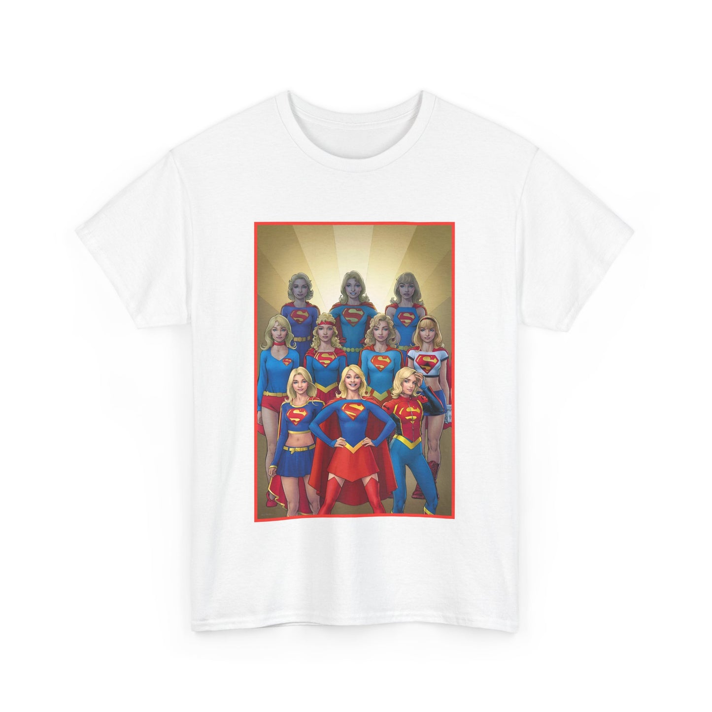 Supergirl Through the Ages T-Shirt - Nicola Scott Art - Kara from Kandor, Superman's Cousin, Linda Danvers - Survivor from Krypton - DC Comics