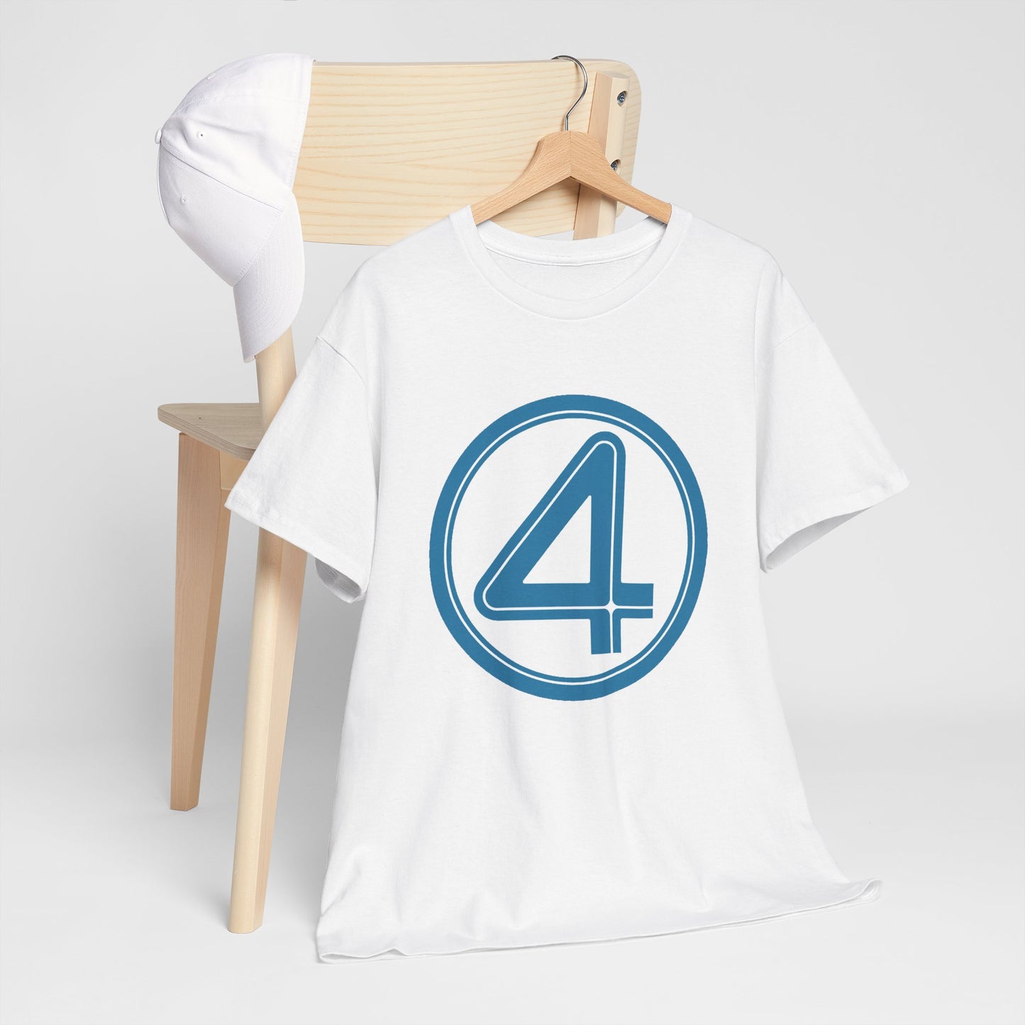Fantastic Four Logo T-Shirt - New Marvel Movie 2025 - MCU - Pedro Pascal - 4 - Marvel Comics - Reed Richards