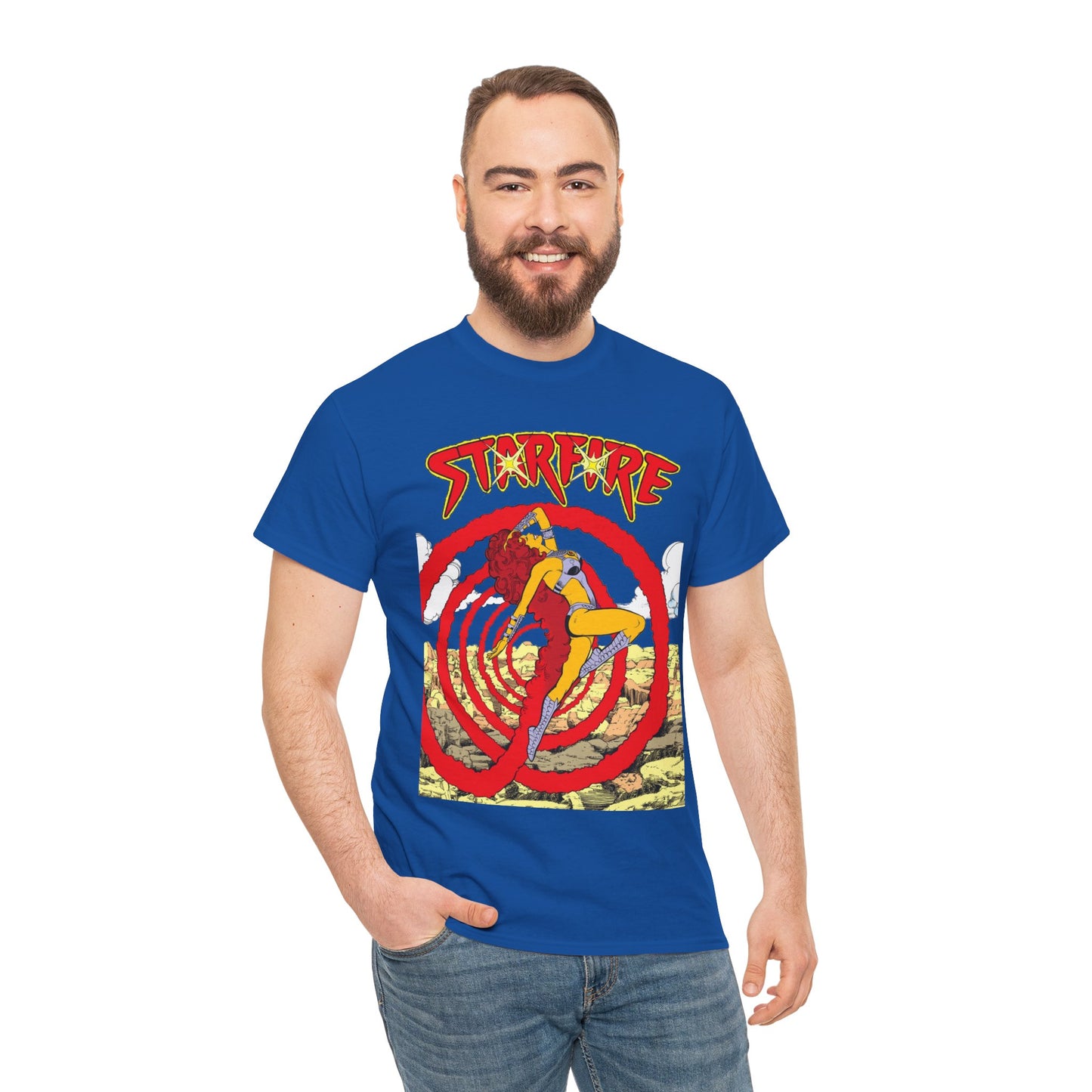 Starfire T-Shirt - George Perez Art - New Teen Titans Member - DC Comics - Koriand'r, Princess from Tamaran