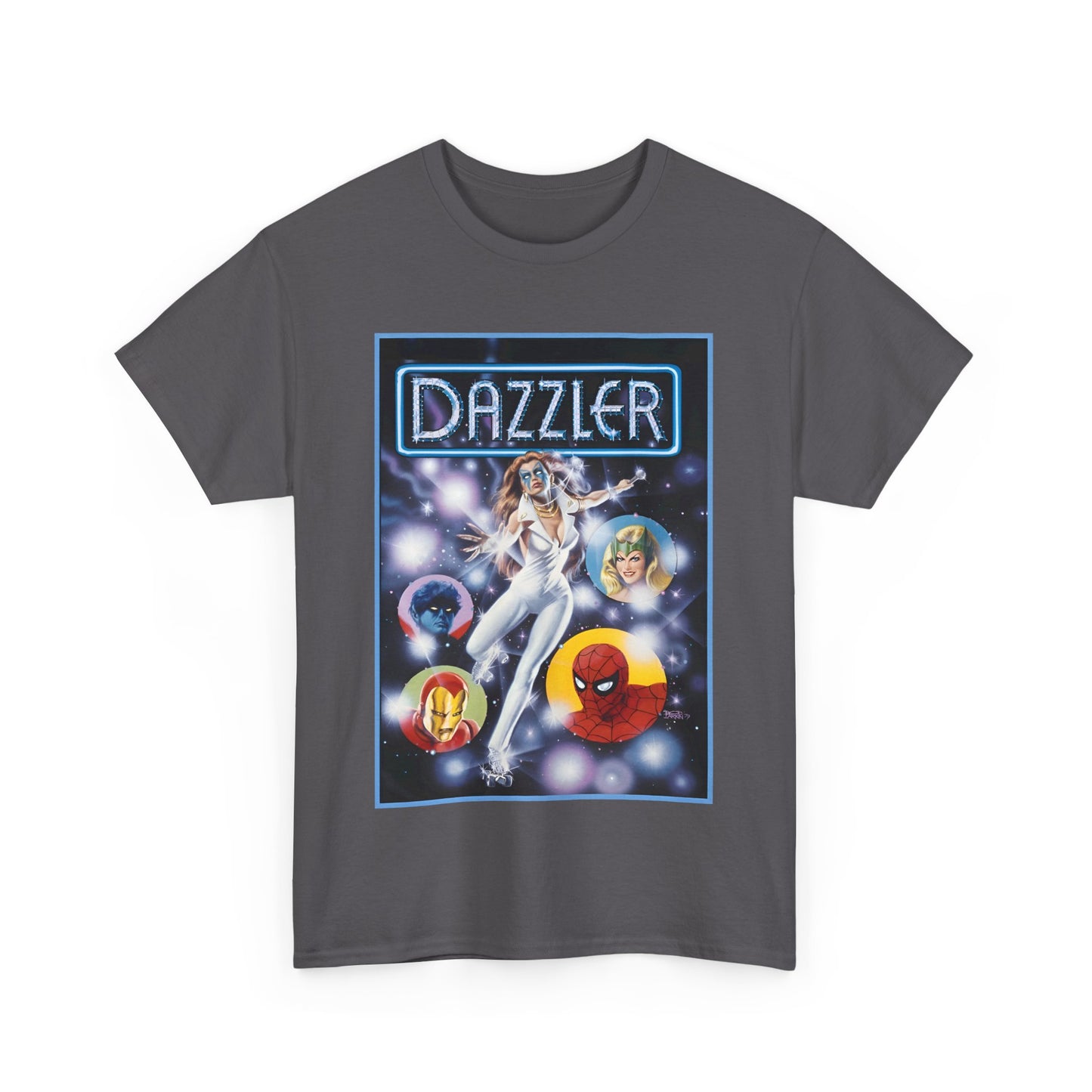 Dazzler T-Shirt - Bob Larkin Art - X-Men Connection - Alison Blaire - Mutant Pop Star - Marvel Comics