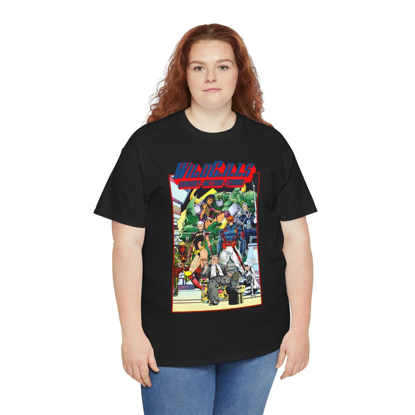 Wildcats Shirt - Jim Lee Art - Warblade, Maul, Voodoo, Grifter, Zealot, Emp, Void - Image Comics/Wildstorm/DC Comics
