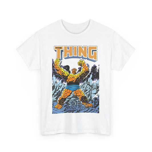The Thing T-Shirt - John Byrne Art - Member of the Fantastic Four - Marvel Comics 1980s - Ben Grimm