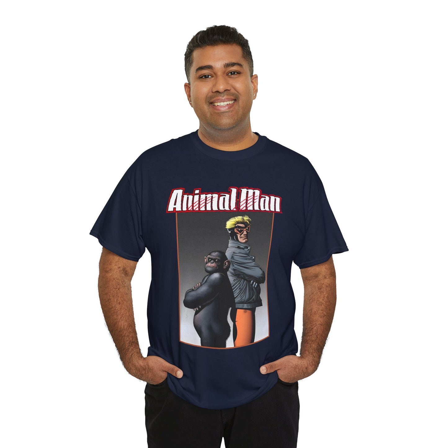 Animal Man T-Shirt - Brian Bolland Art - Buddy Baker - Grant Morrison Series - Vertigo Comics/DC Comics
