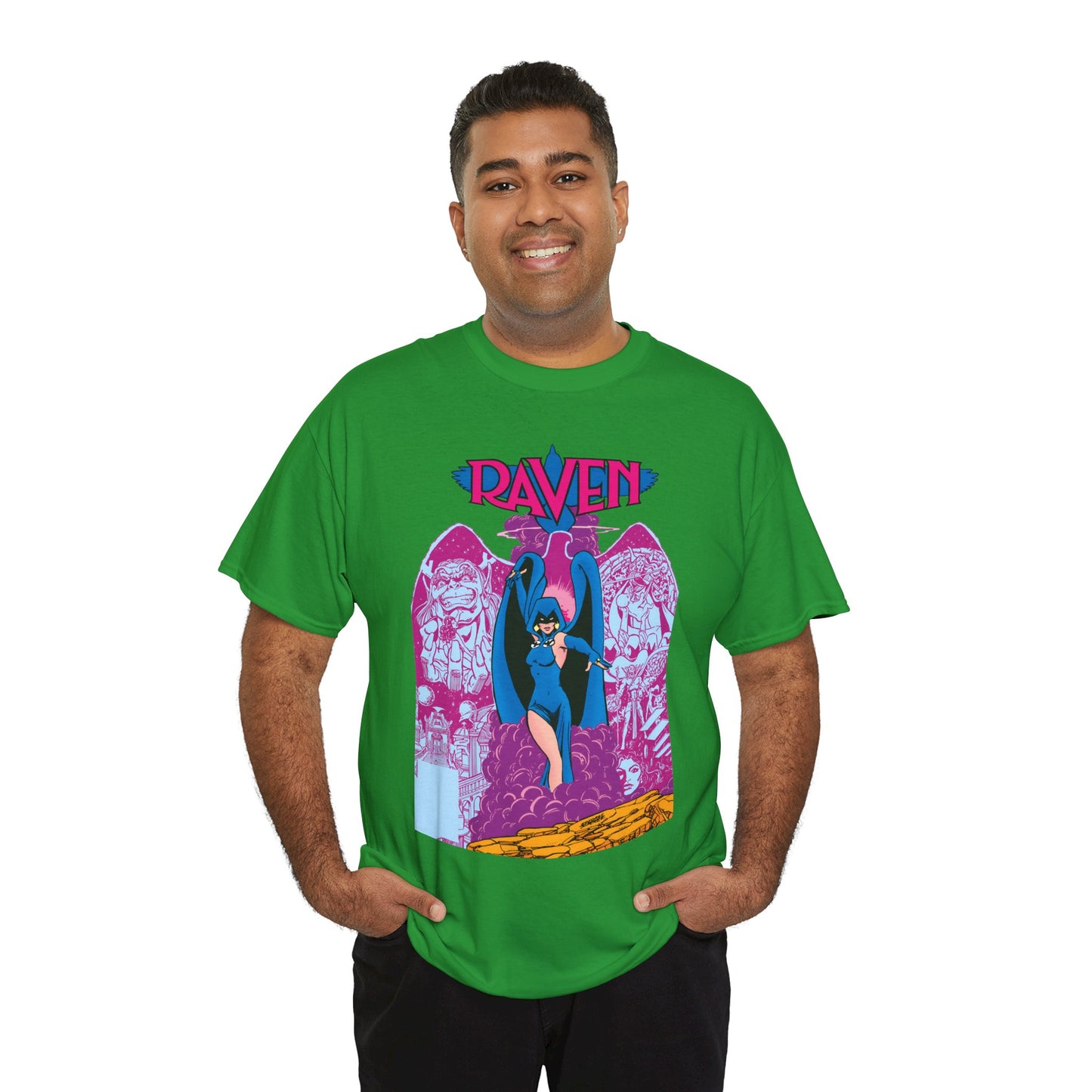 Raven T-Shirt - George Perez Art - New Teen Titans - Trigon, Azarath - DC Comics