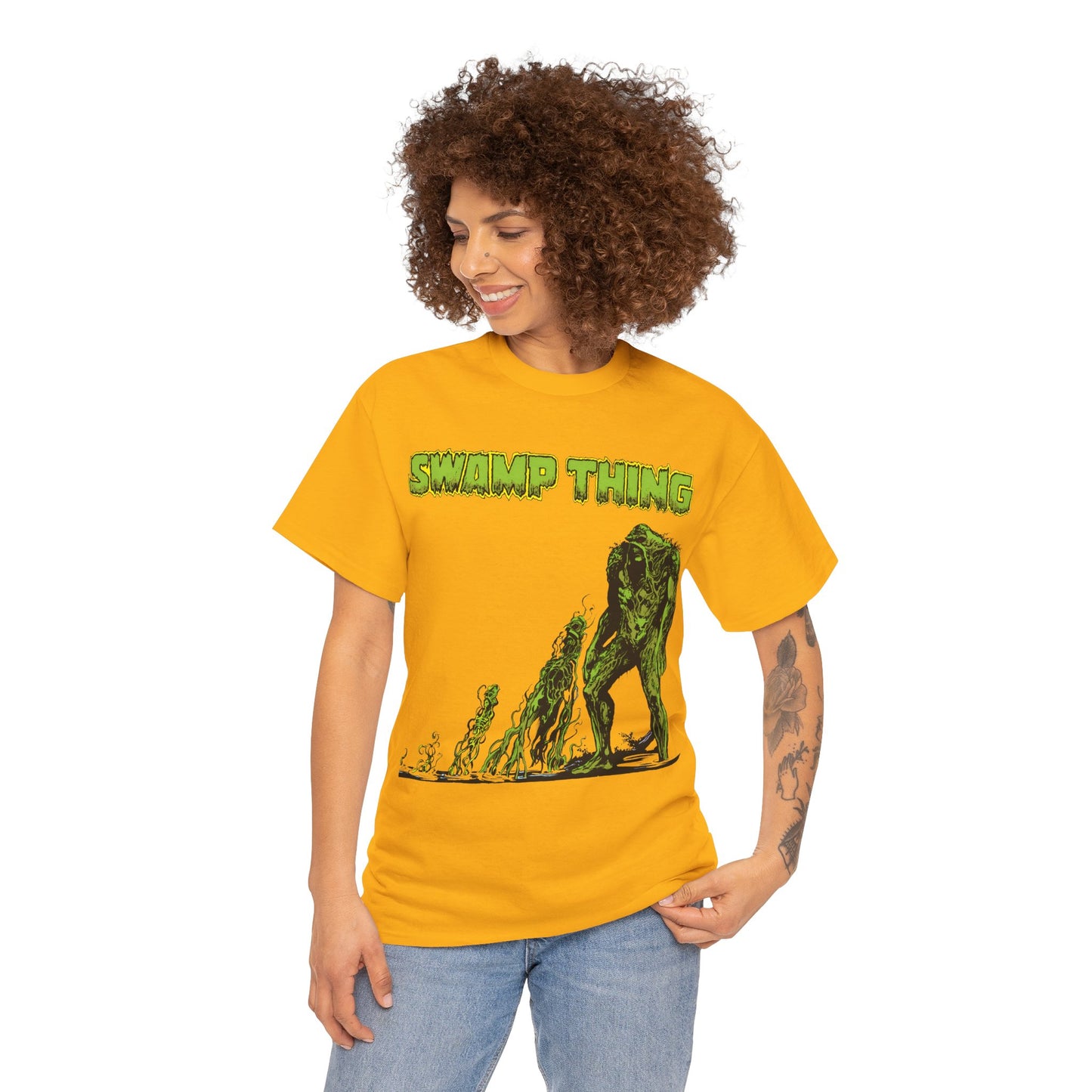 Swamp Thing T-Shirt - Stephen Bissette & John Totleben - Alec Holland - Avatar of the Green - DC Comics, Vertigo Comics