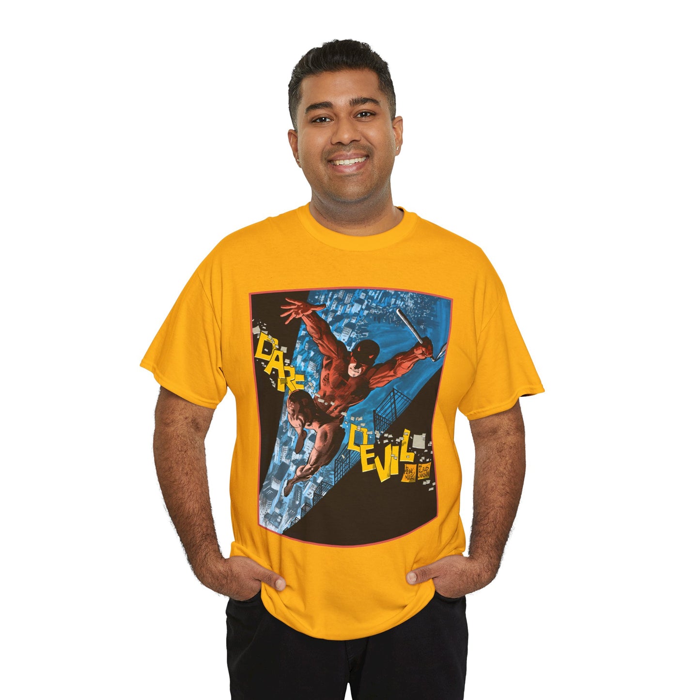 Daredevil T-Shirt - Frank Miller & Klaus Janson Art - The Man With No Fear - Hell's Kitchen - Marvel Comics