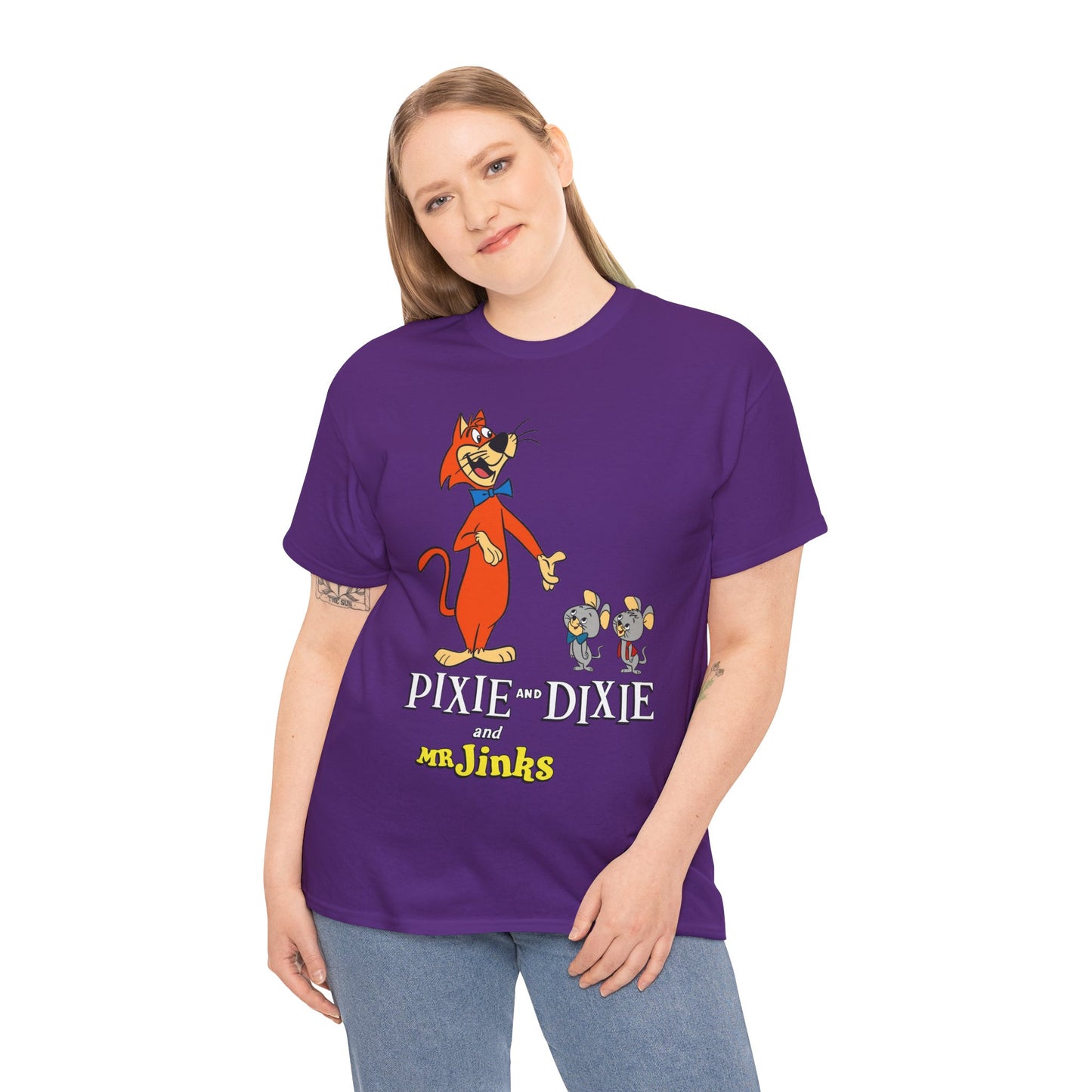 Pixie & Dixie & Mr Jinks T-Shirt - Classic Hanna-Barbera Saturday Morning Cartoon - I Hate Meeces to Pieces!