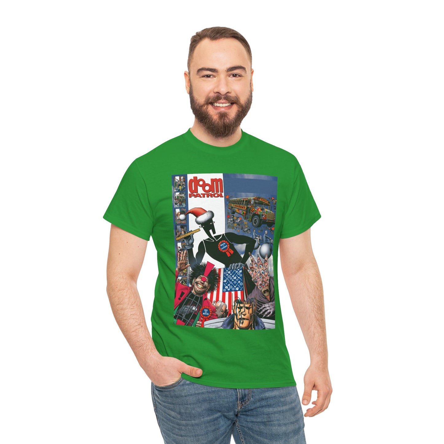 Doom Patrol T-Shirt - Brian Bolland Art - Mr Nobody For President - DC Comics/Vertigo Cover Artwork