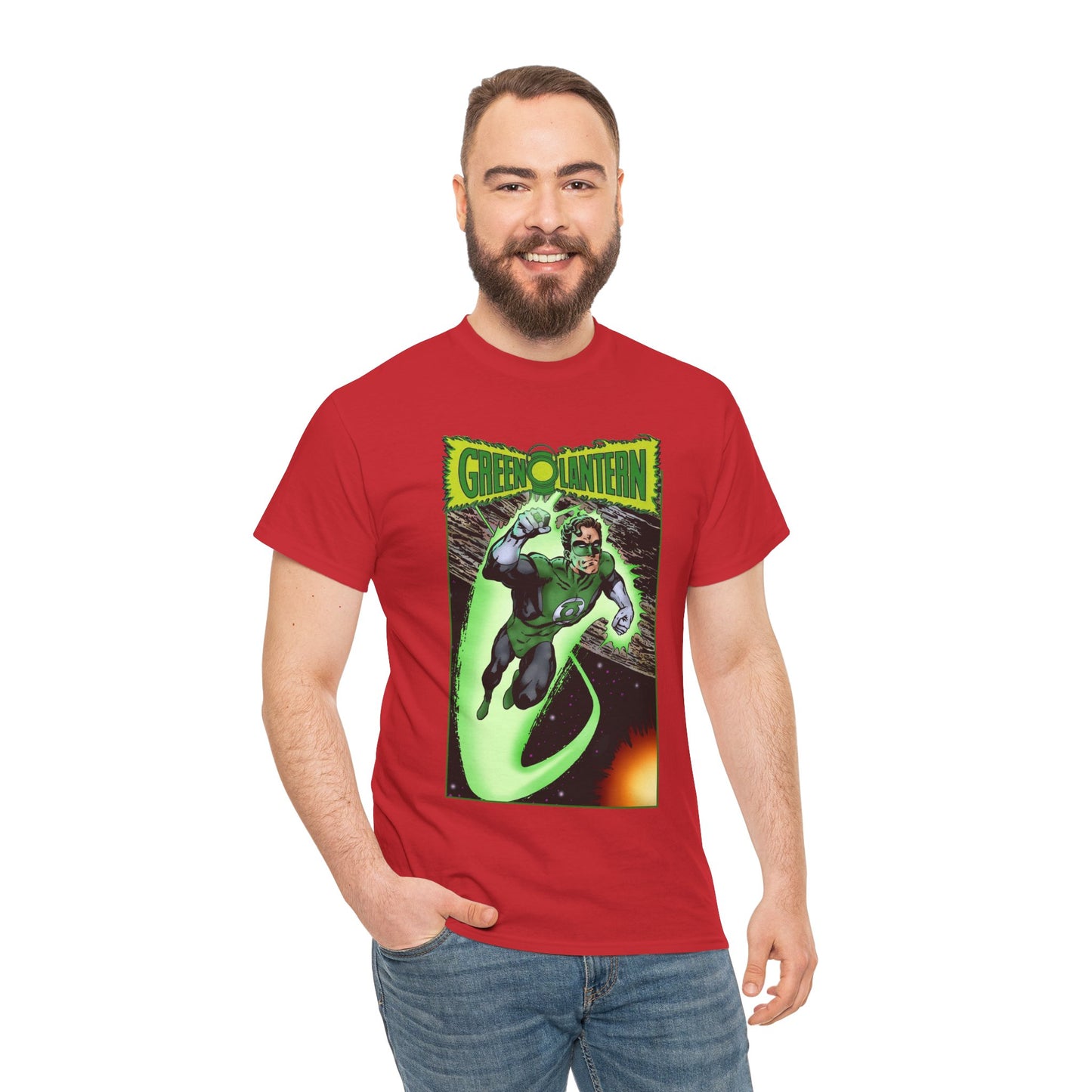 Green Lantern T-Shirt - John Byrne Art - Hal Jordan - Guardians of Oa - DC Comics - Sector 2814