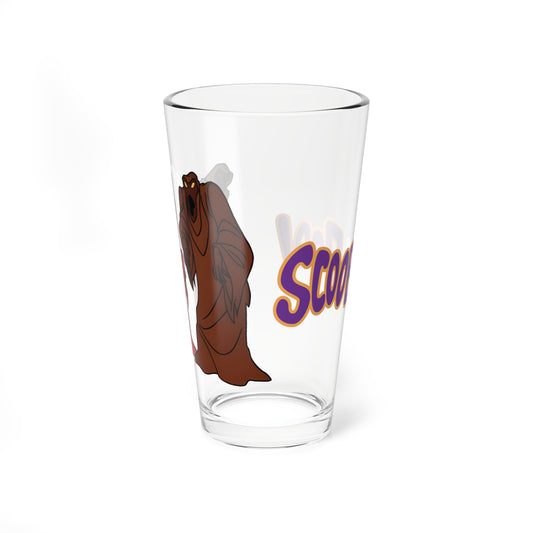 Technicolor Phantoms Pint Glass, 16oz - Scooby Doo Villain - Hanna-Barbera 1970s Saturday Morning Cartoon - The Ghost of the Bad Humor Man