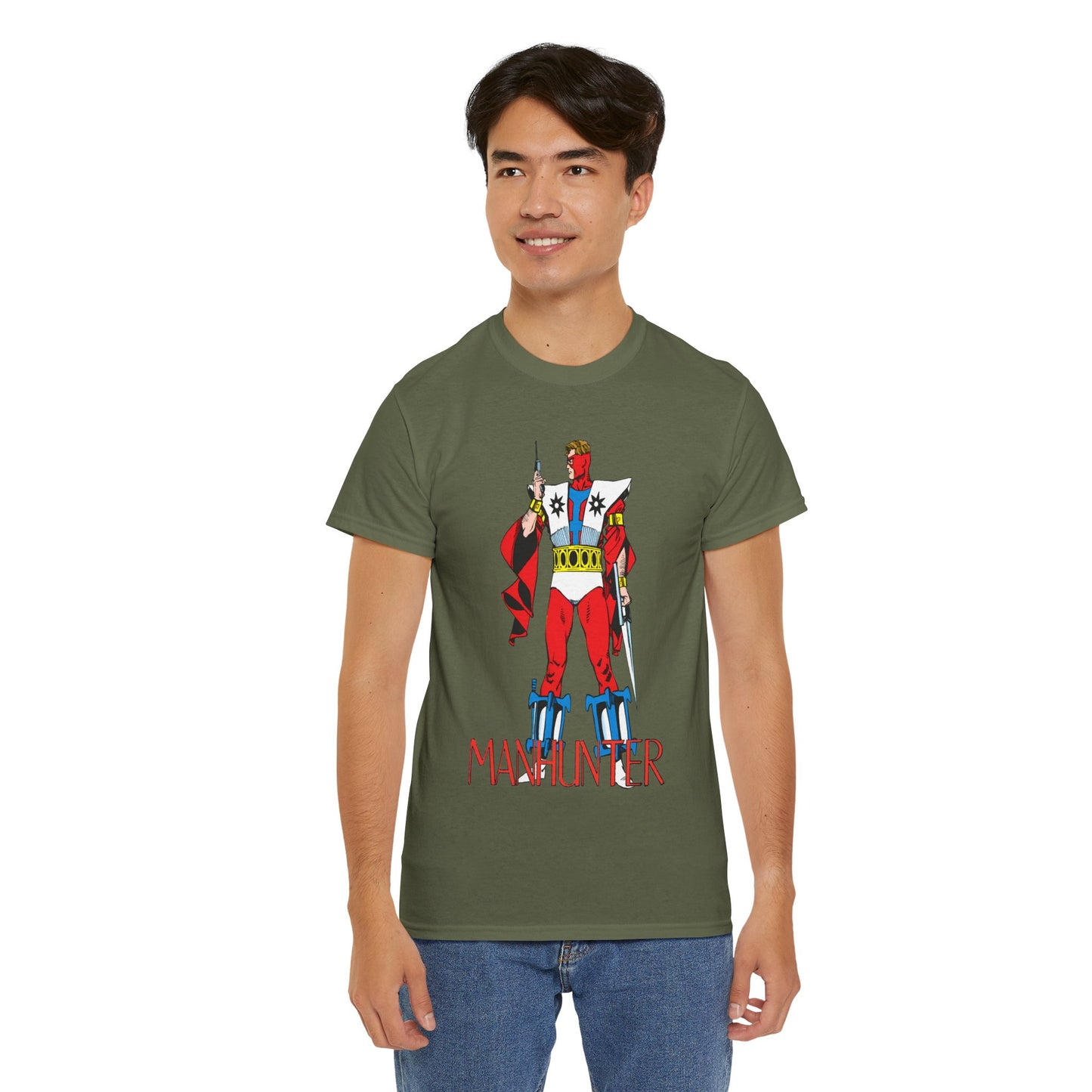 Manhunter T-Shirt - Walt Simonson Comic Book Art - Paul Kirk - Popular DC Comics Character 1970s - Batman Connection - Detective Comics