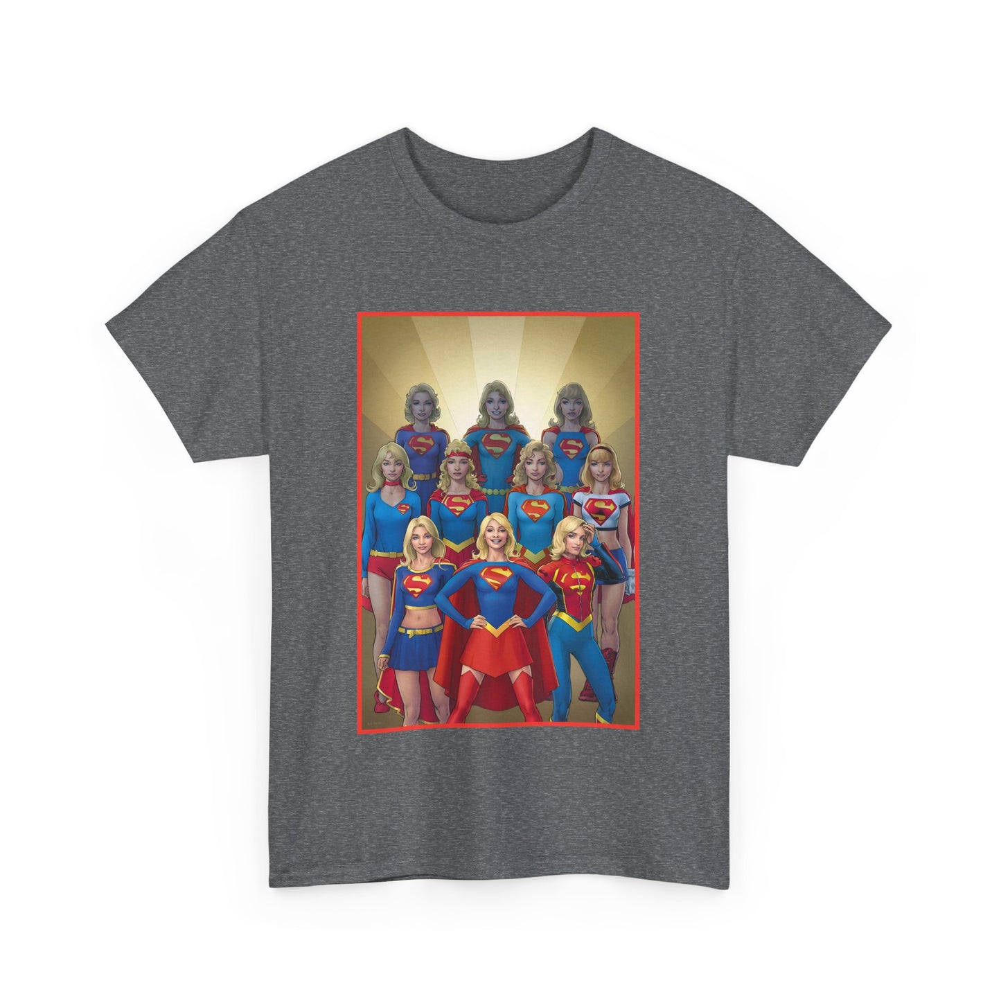 Supergirl Through the Ages T-Shirt - Nicola Scott Art - Kara from Kandor, Superman's Cousin, Linda Danvers - Survivor from Krypton - DC Comics