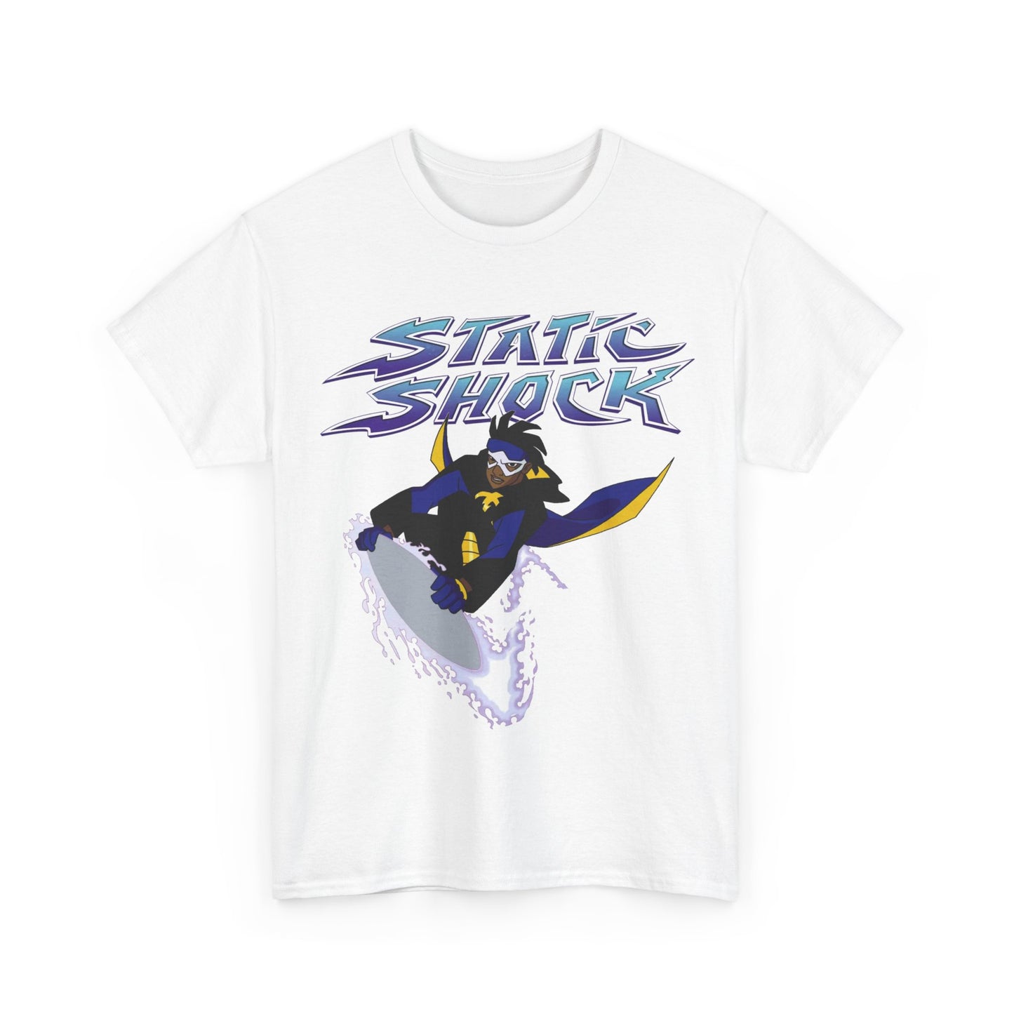 Static Shock T-Shirt - Milestone Comics - WB 1990s Animated Series - DC Comics - Virgil Hawkins