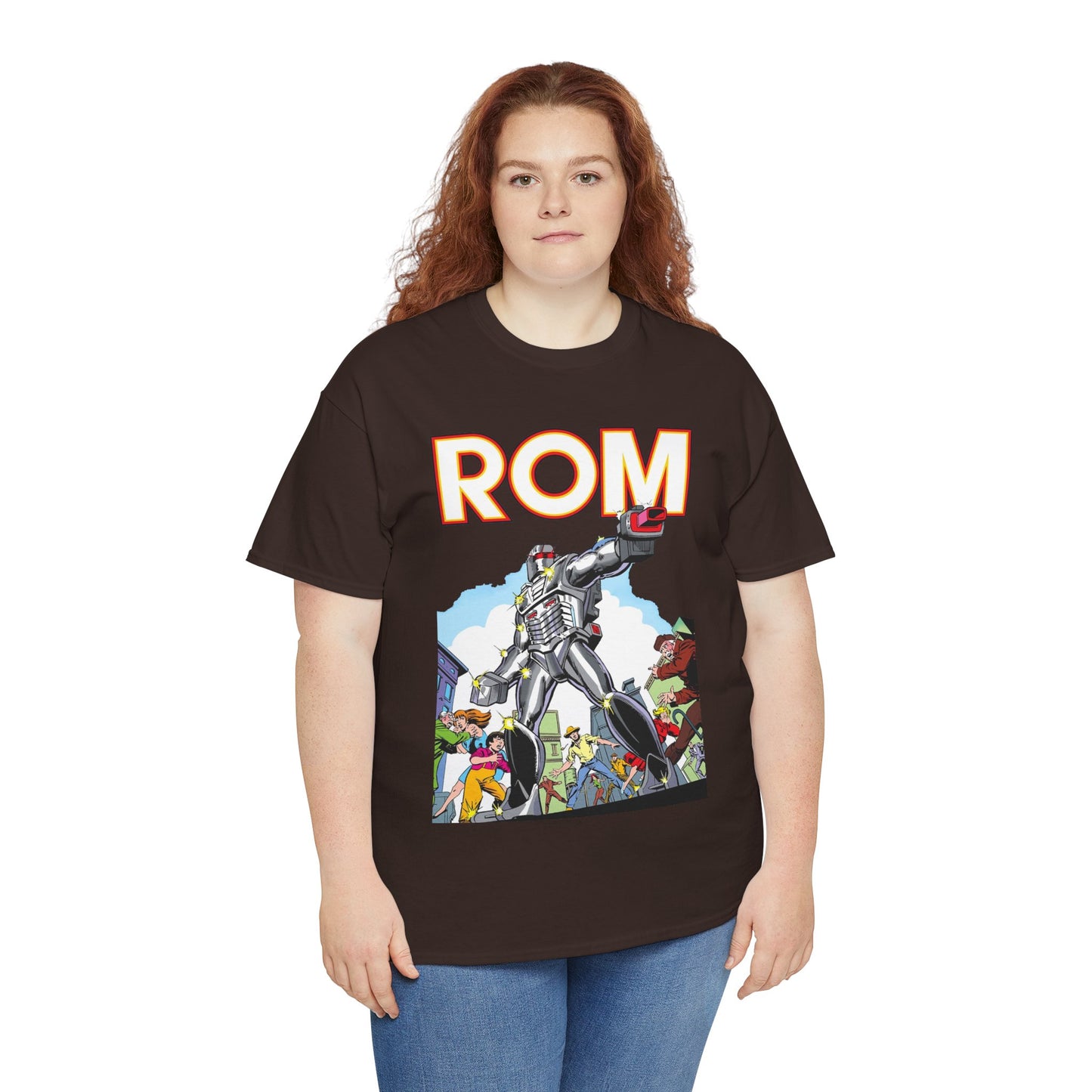 Rom: Spaceknight T-Shirt - Marvel Comics Art- Retro Character - Dire Wraiths