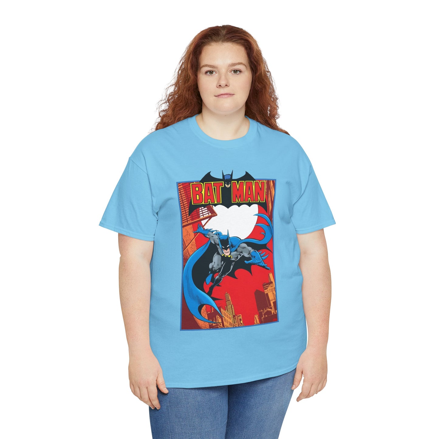 Batman T-Shirt - Jim Aparo Art - Untold Tales Cover - DC Comics Bronze Age - Batman Flying in Front of the Moon - Caped Crusader, Gotham City