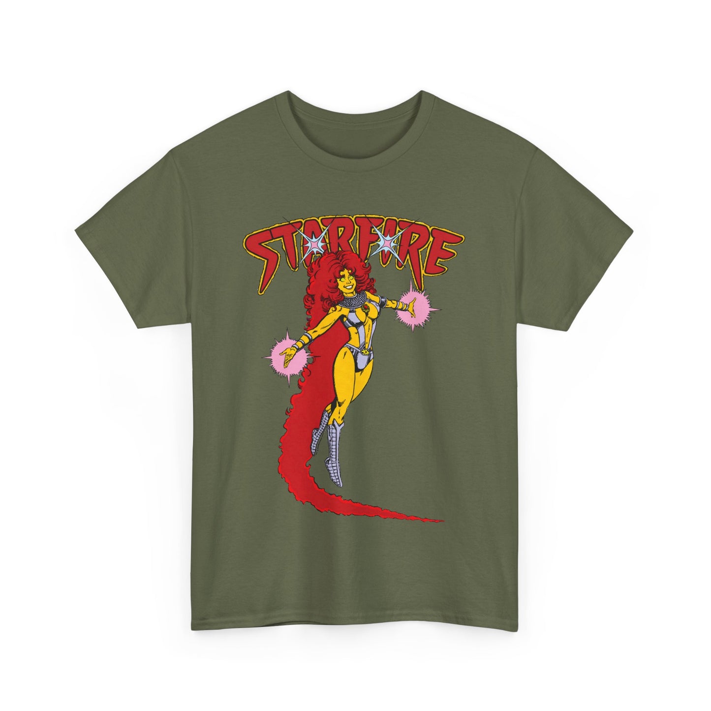 Starfire T-Shirt - George Perez Art - Popular New Teen Titans Character - DC Comics - Tamaran Princess