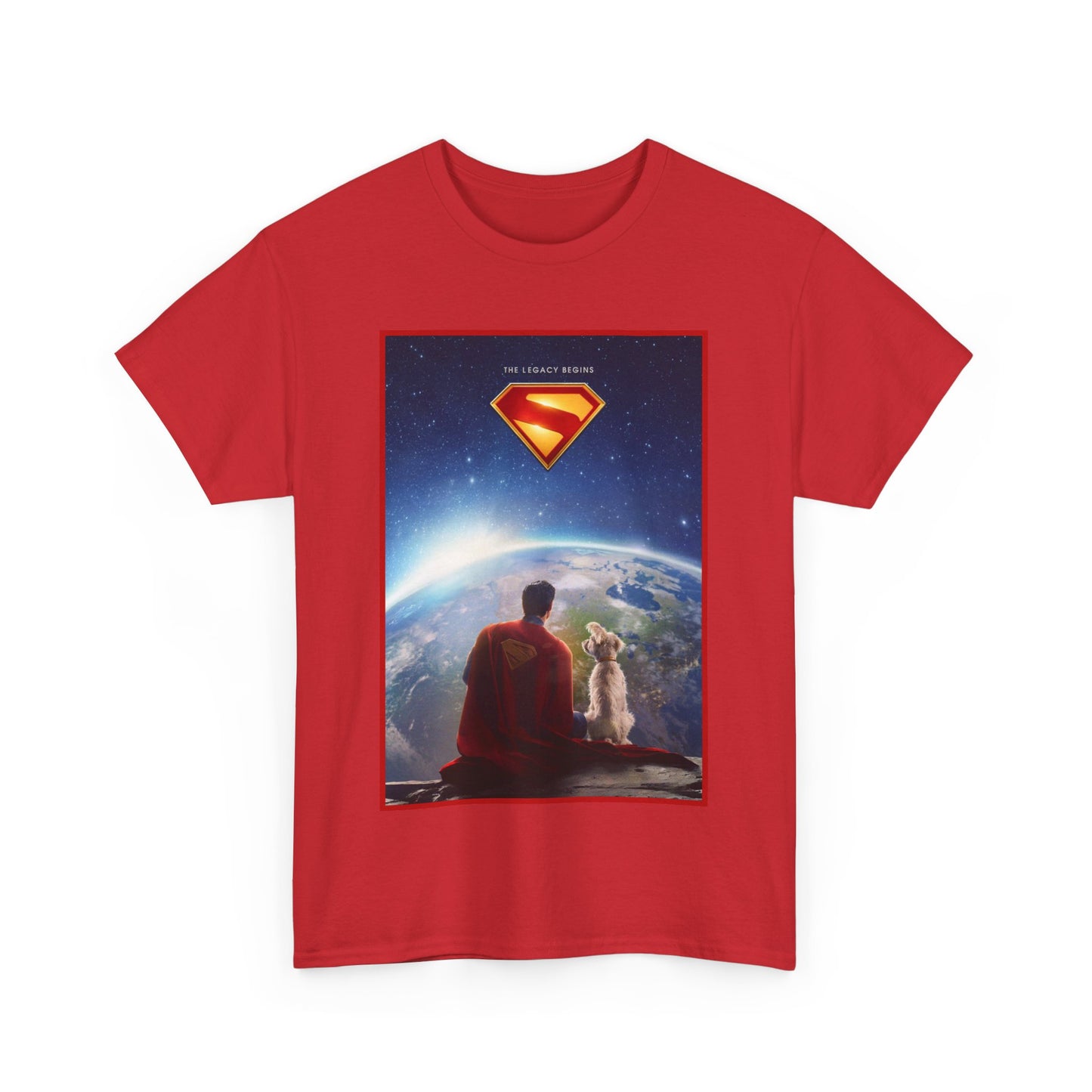 Superman Legacy T-Shirt - 2025 James Gunn Movie Scene - Clark & Krypto On the Moon - David Corenswet - DC Comics - Man of Steel