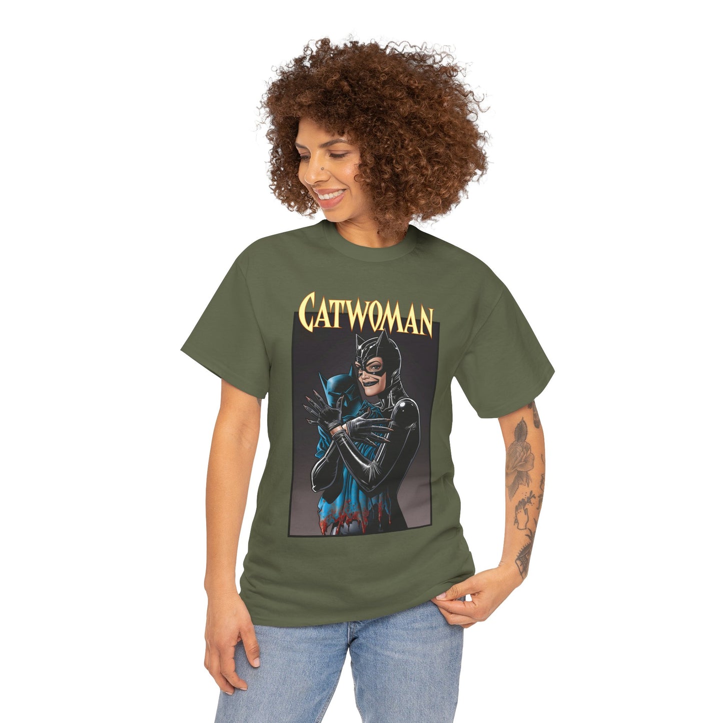 Catwoman T-Shirt - Brian Bolland Art - Batman Foe, Friend, Lover - Gotham City - Selina Kyle, Master Thief - DC Comics