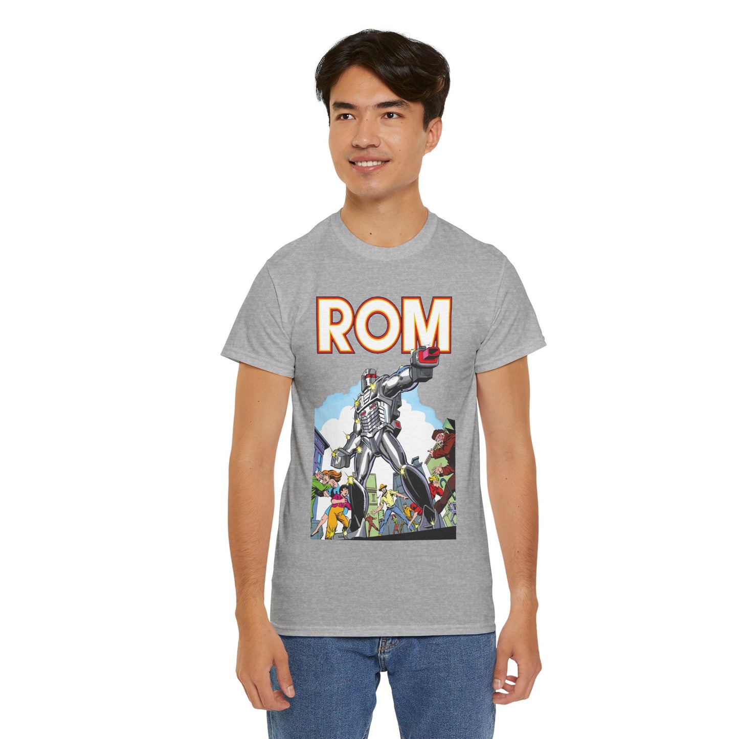 Rom: Spaceknight T-Shirt - Marvel Comics Art- Retro Character - Dire Wraiths