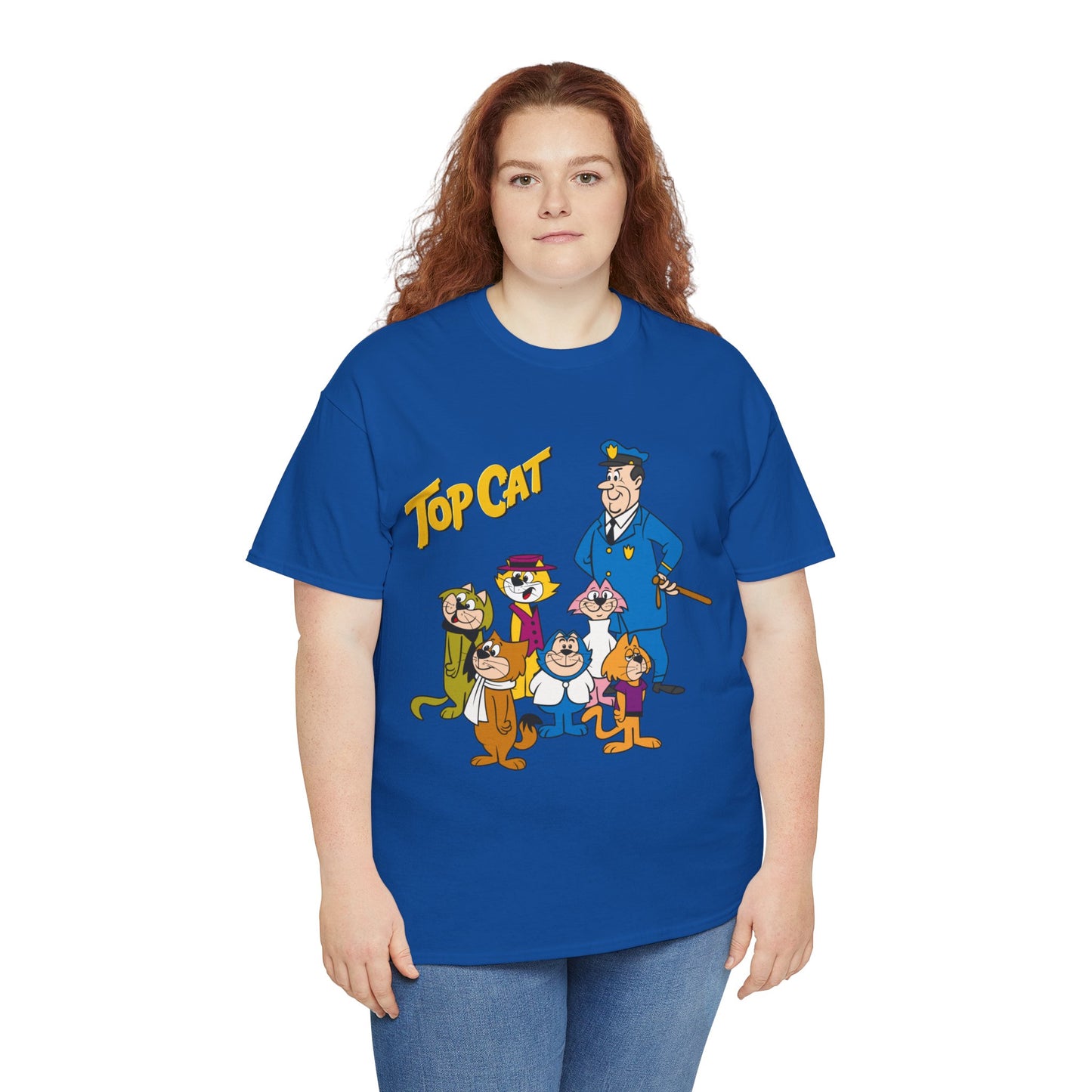 Top Cat & His Gang T-Shirt - Popular Hanna-Barbera 1960s TV Cartoon - Brain, Spook, Benny the Ball