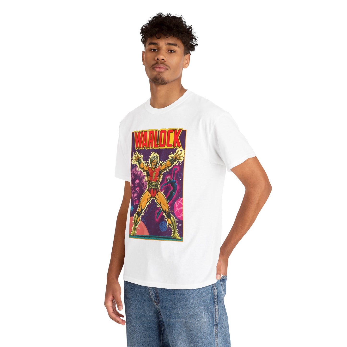 Adam Warlock T-Shirt - Jim Starlin Cover Art - Strange Tales #178 - Popular Marvel Comics Series - Cosmic Heroes