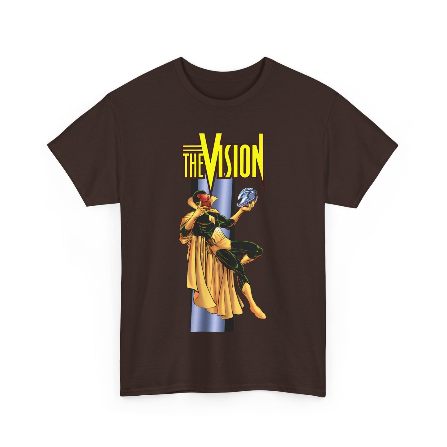 Vision T-Shirt - George Perez Art - Built by Ultron - Avengers Member - Marvel Comics