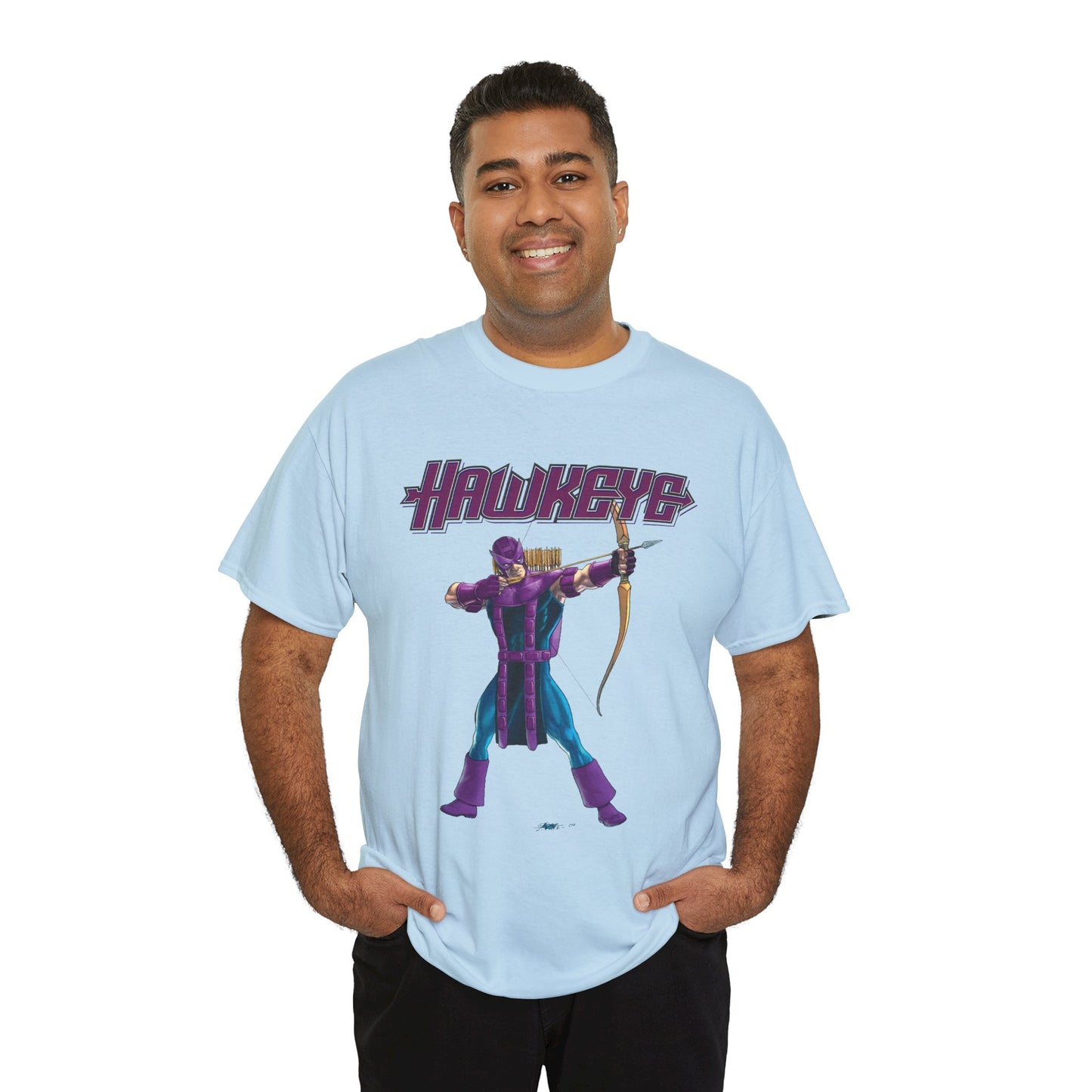 Hawkeye T-Shirt - George Perez Art - Avengers Member/Leader - Clint Barton - Popular Marvel Comics Character