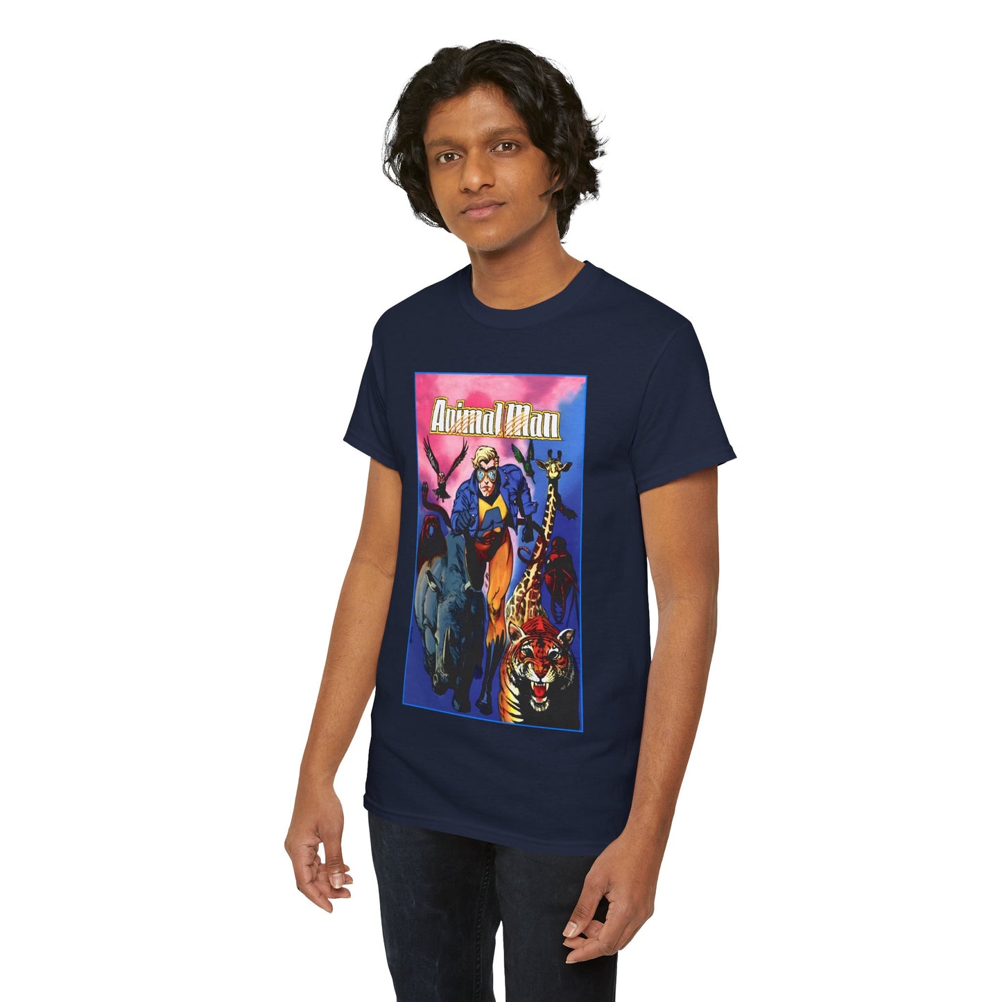 Animal Man T-Shirt - Brian Bolland Art - #1 Cover Art - Buddy Baker - DC Comics, Vertigo Comics