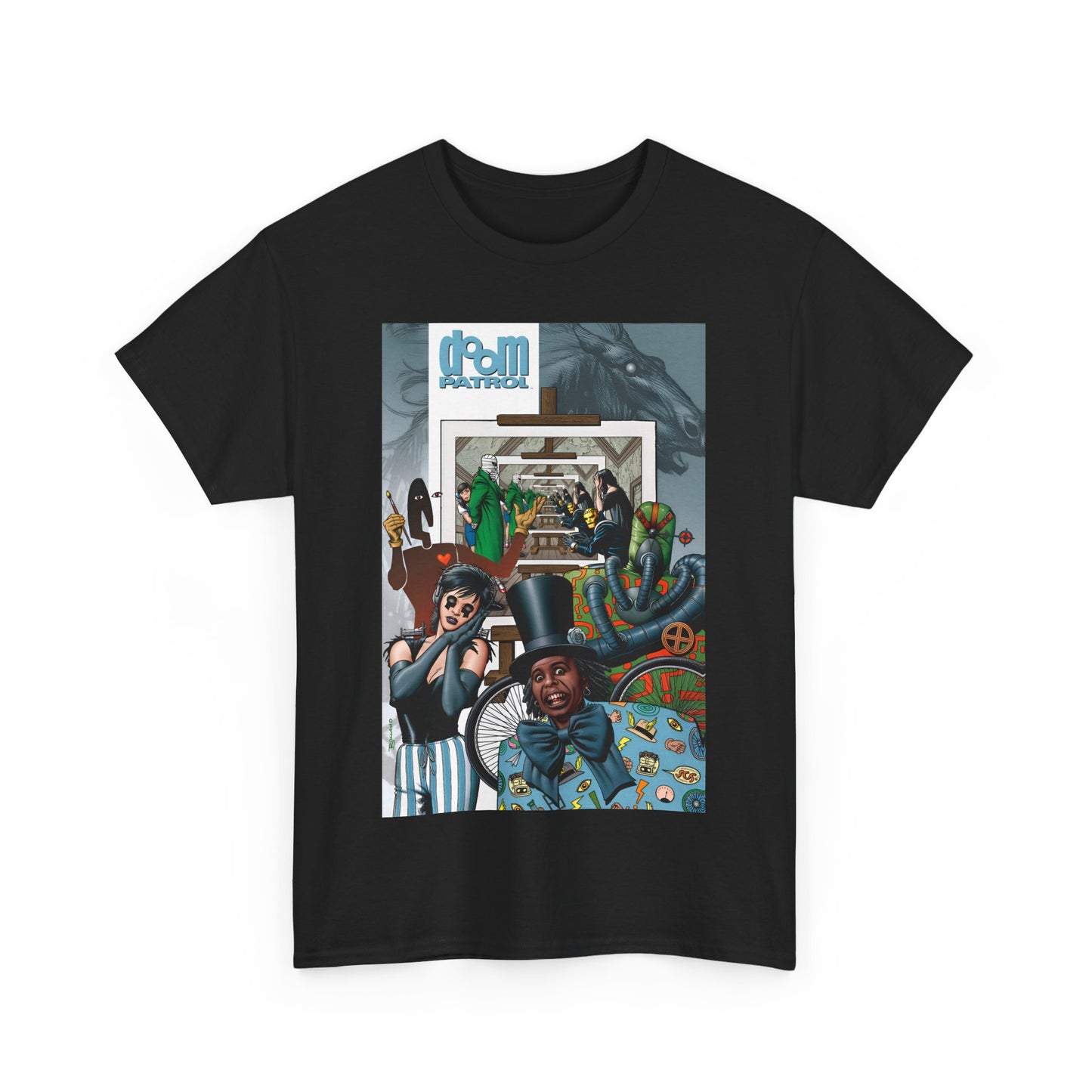 Doom Patrol T-Shirt - Brian Bolland Art - Grant Morrison Story - DC Comics/Vertigo Comics