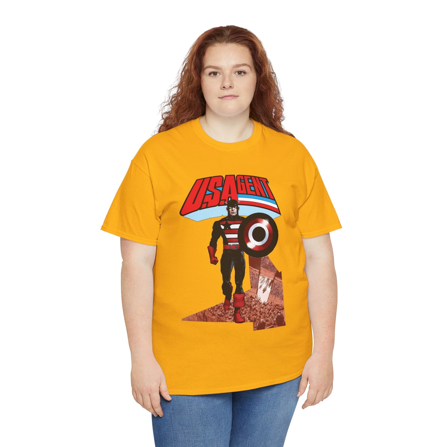 US Agent T-Shirt - Phil Jimenez Art - John Walker - Captain America Character - Marvel Comics