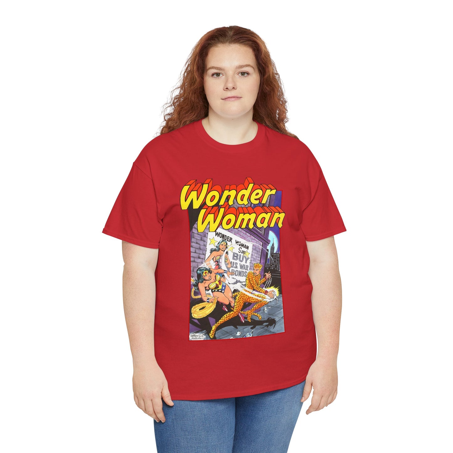 Wonder Woman T-Shirt - José Luis García-López Art - Vs The Cheetah - Classic Bronze Age Art - DC Comics