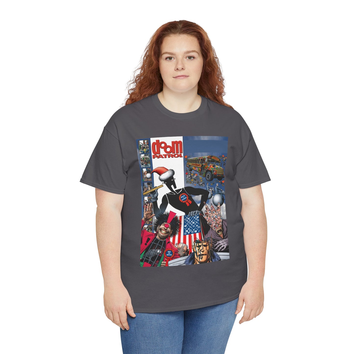 Doom Patrol T-Shirt - Brian Bolland Art - Mr Nobody For President - DC Comics/Vertigo Cover Artwork