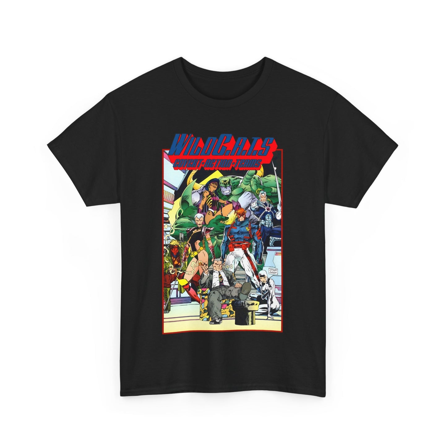 Wildcats Shirt - Jim Lee Art - Warblade, Maul, Voodoo, Grifter, Zealot, Emp, Void - Image Comics/Wildstorm/DC Comics