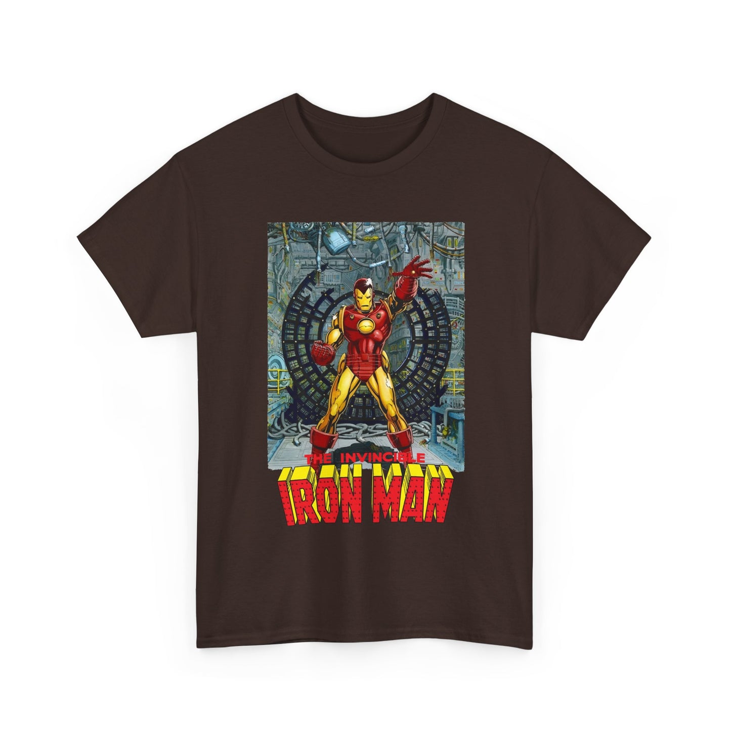 Iron Man T-Shirt - Bob Layton Art - Tony Stark Armor - Avengers Member & Leader - Marvel Comics