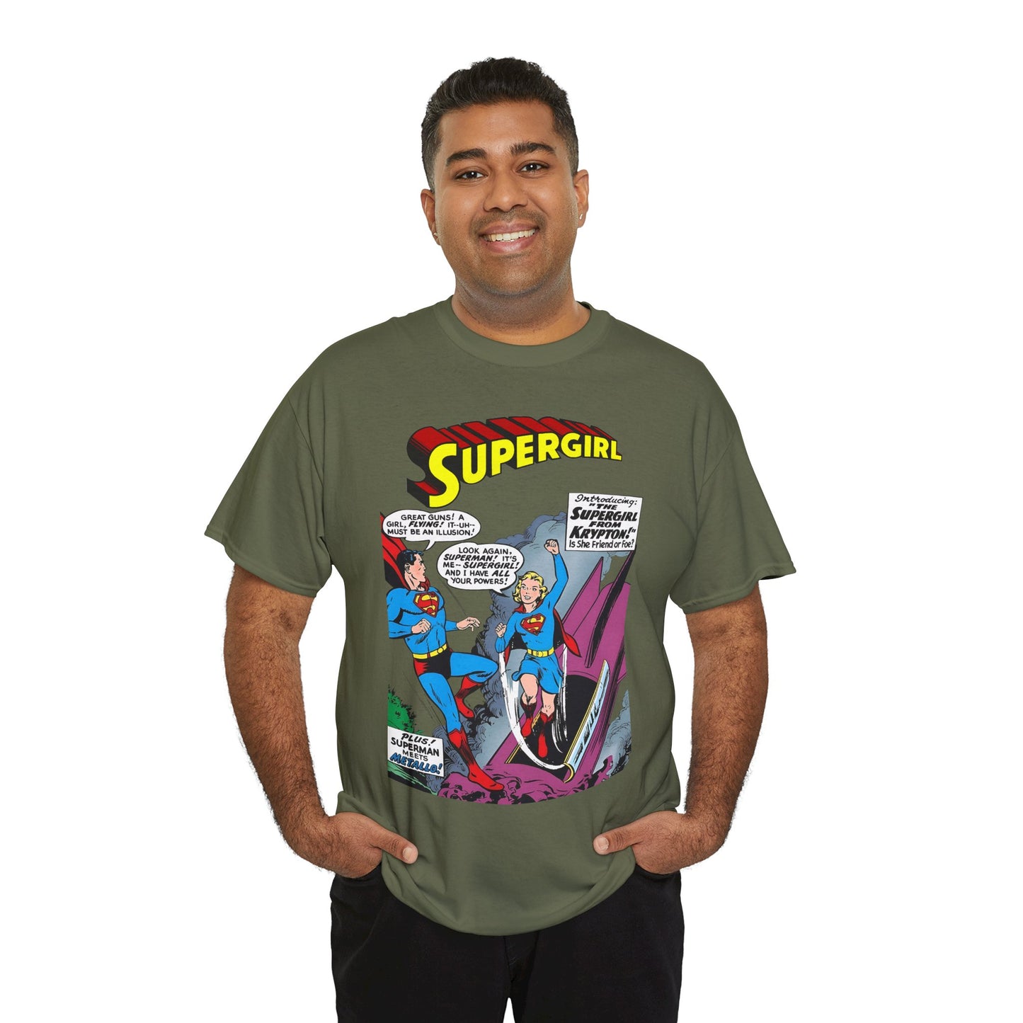 Supergirl T-Shirt - Action Comics #252 - 1st Appearance of Supergirl Cover Art - Kara from Kandor - DC Comics