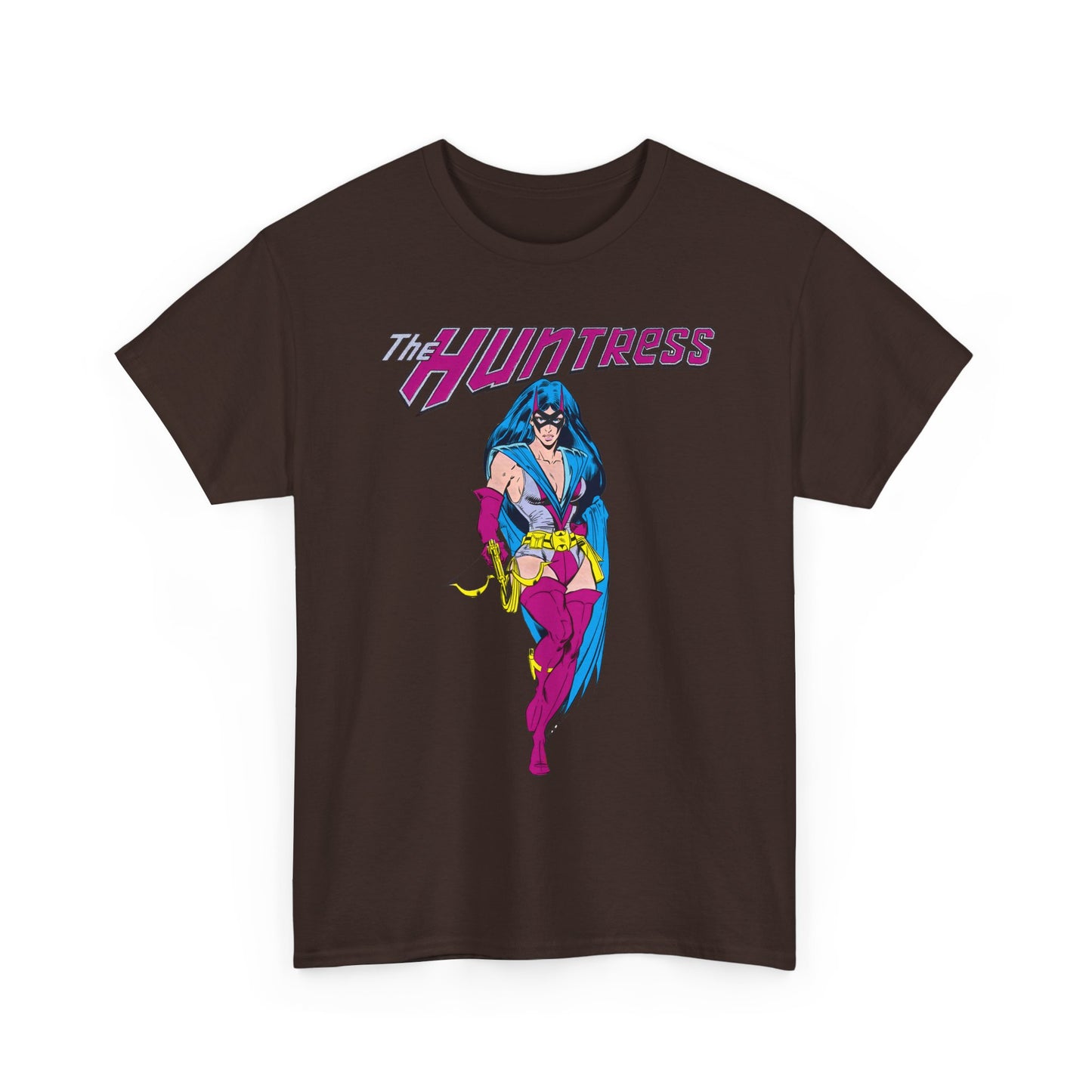 Huntress T-Shirt - Joe Staton Art - Helena Wayne, Daughter of Earth 2 Batman & Catwoman - Pre-Crisis JSA Member - DC Comics