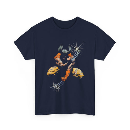 Wolverine T-Shirt - Joe Madureira Art - Negative Space Art Technique - Marvel Comics