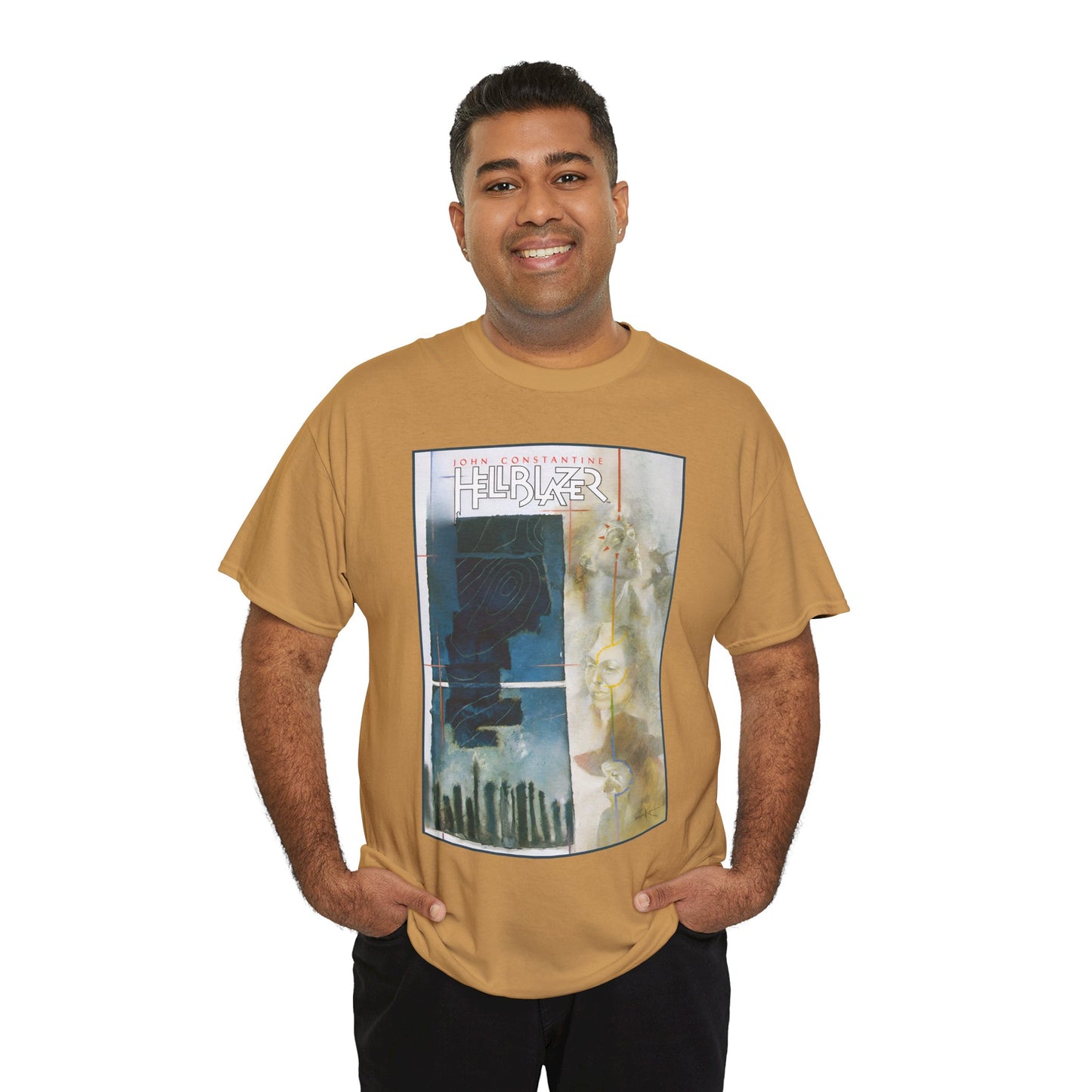 Hellblazer T-Shirt - Dave McKean Art - Vertigo Comics - John Constantine - #14 Cover Art