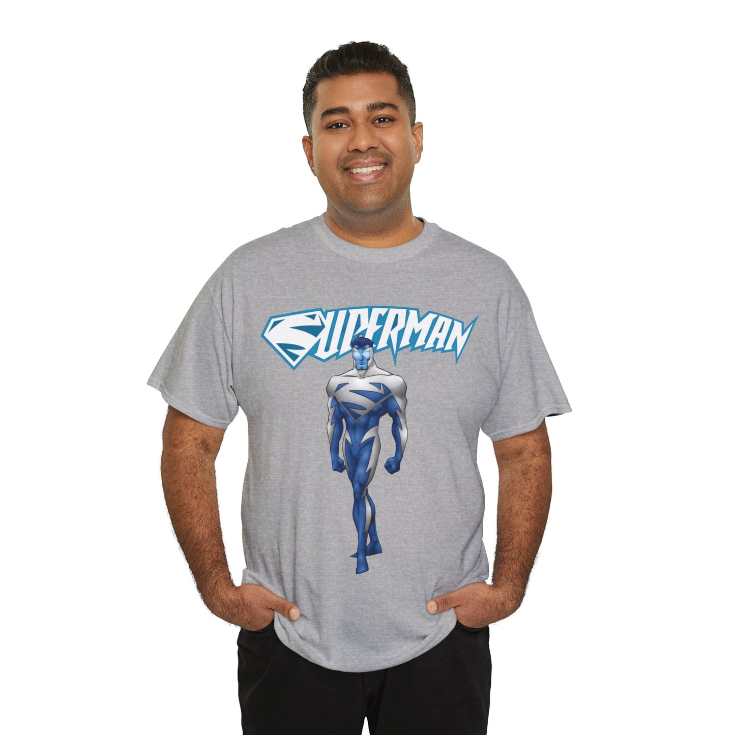 Superman T-Shirt - Clark Kent - Man of Steel - DC Comics - Electric Superman 1990s Storyline