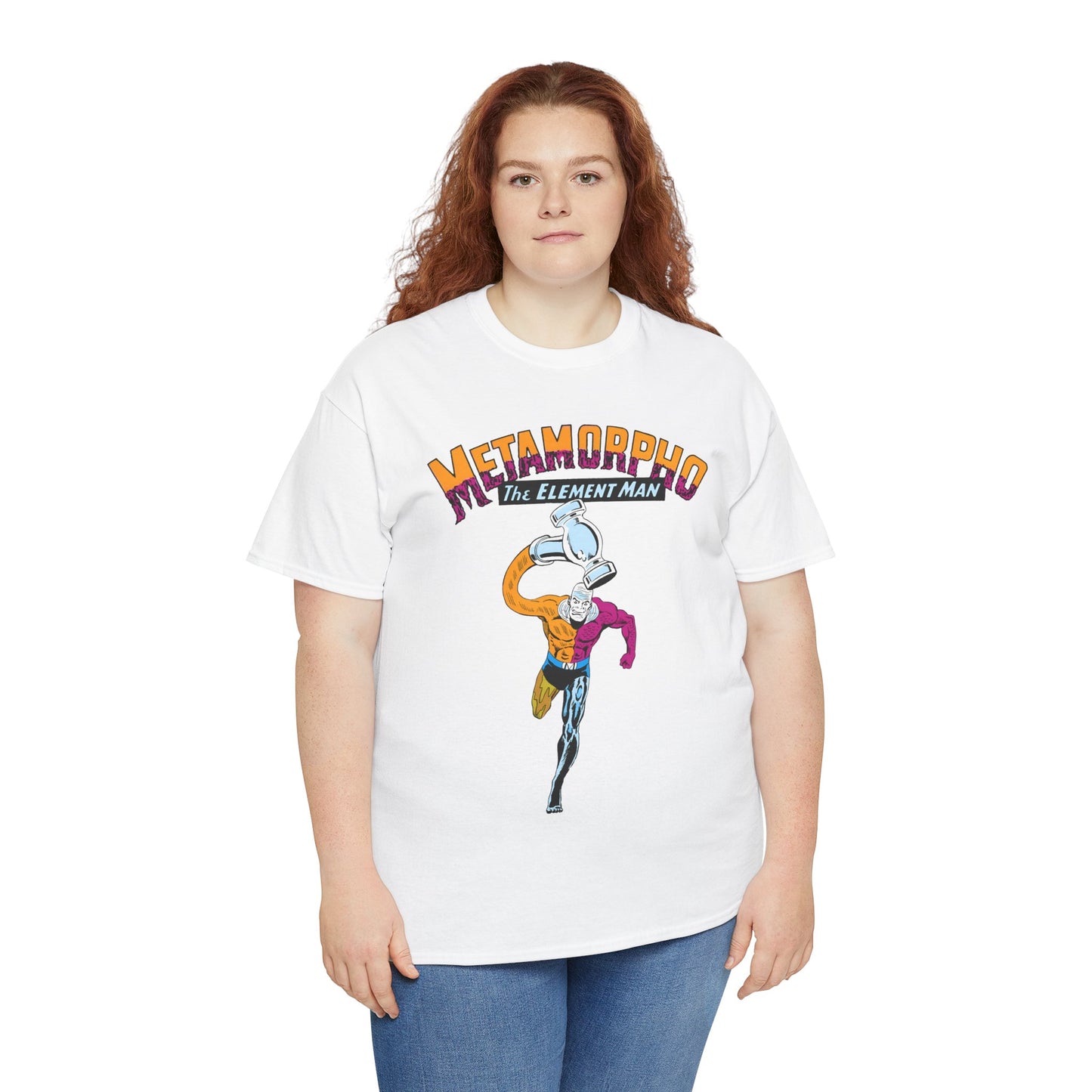 Metamorpho T-Shirt - Jim Aparo Art - DC Comics - Outsiders Team Member - New Superman Movie