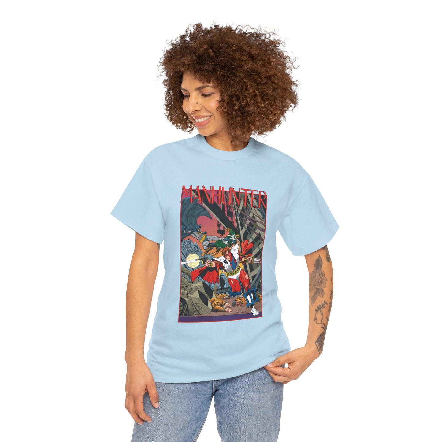 Manhunter T-Shirt - Walt Simonson Art - Paul Kirk - Batman, Detective Comics Back-Up Story - Against The Council