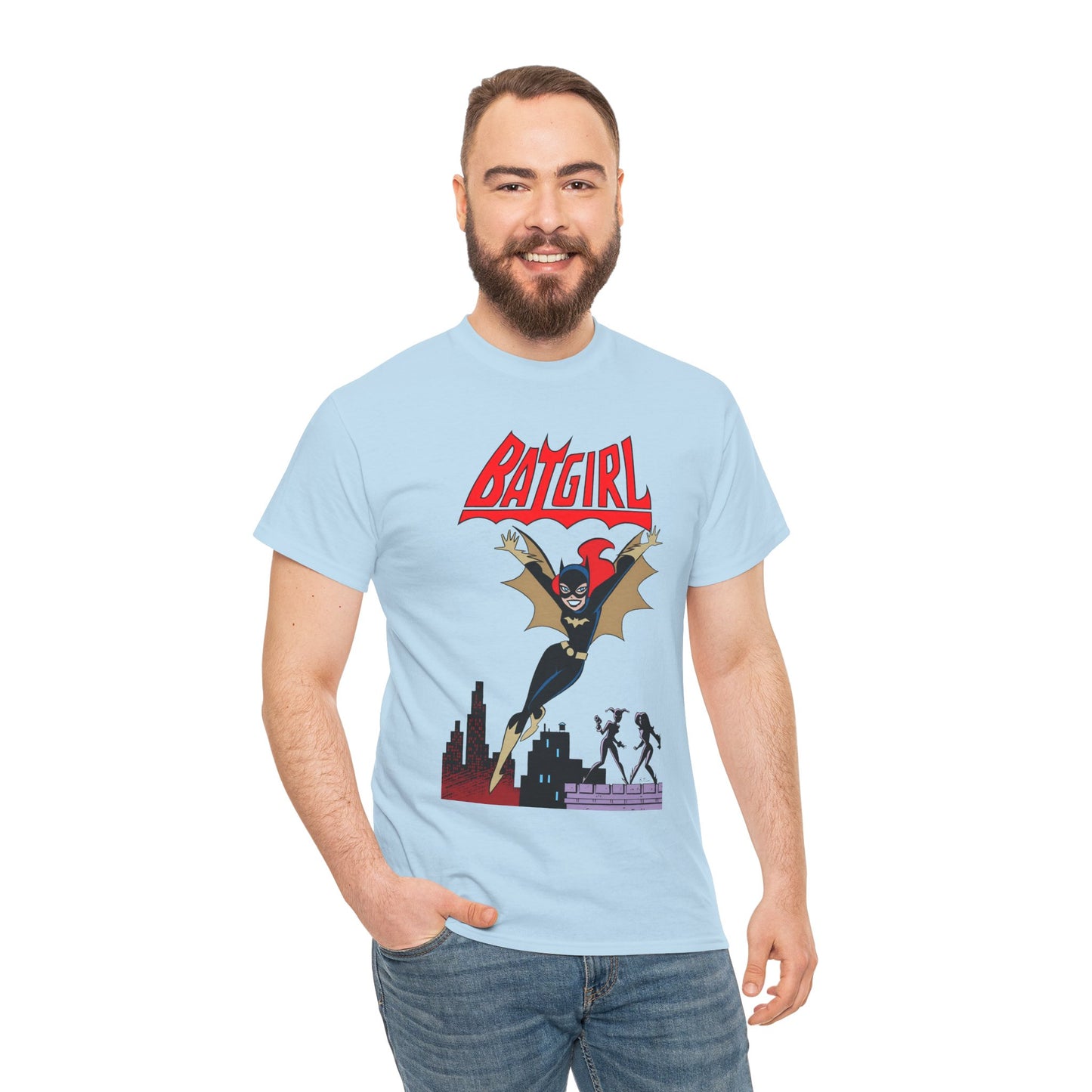 Batgirl T-Shirt - Bruce Timm Art - Batman Animated Series 1990s - Gotham City, Batman, Barbara Gordon - WB Cartoon - DC Comics