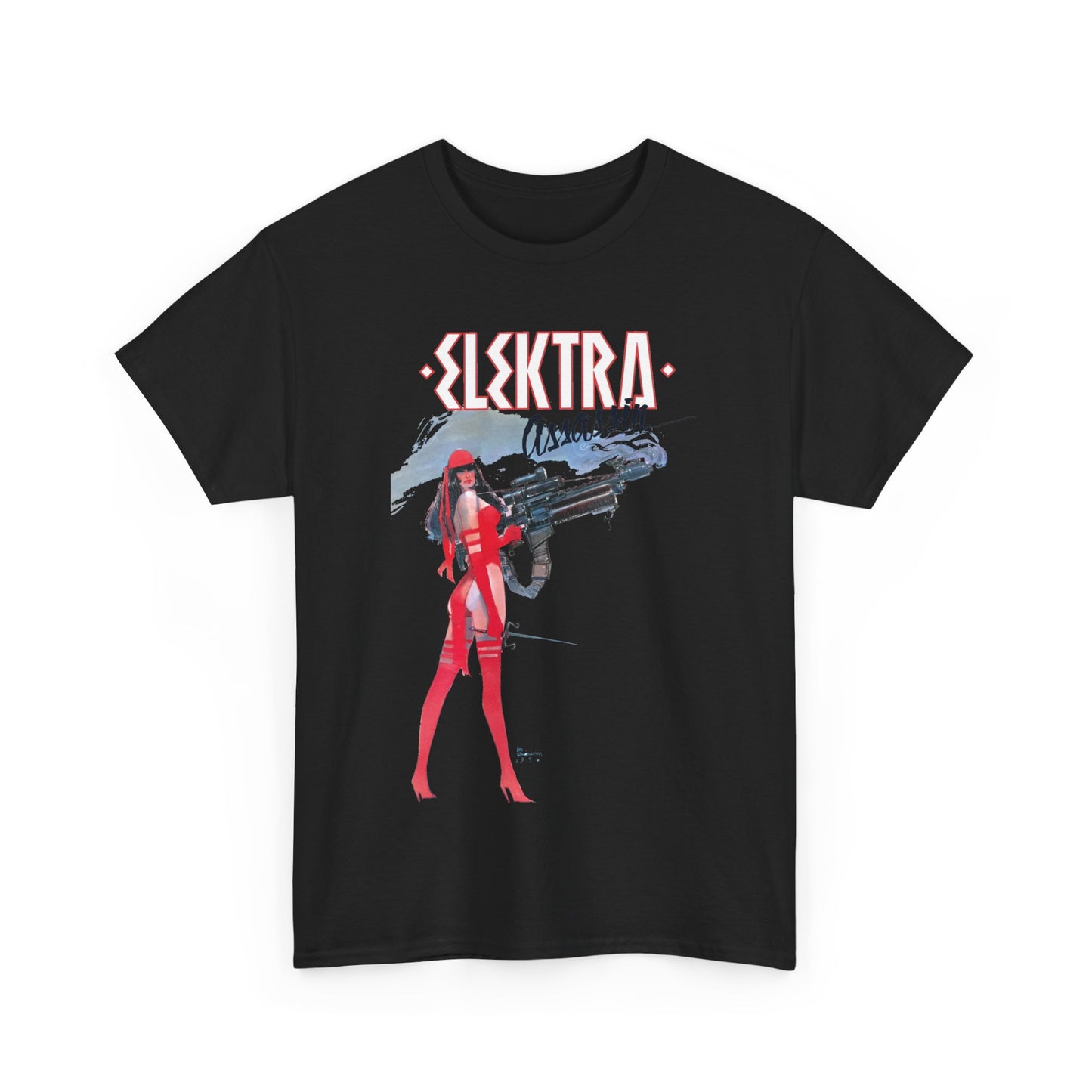 Elektra Assassin T-Shirt - Bill Sienkiewicz Art - Frank Miller - Daredevil Connection - Marvel Comics