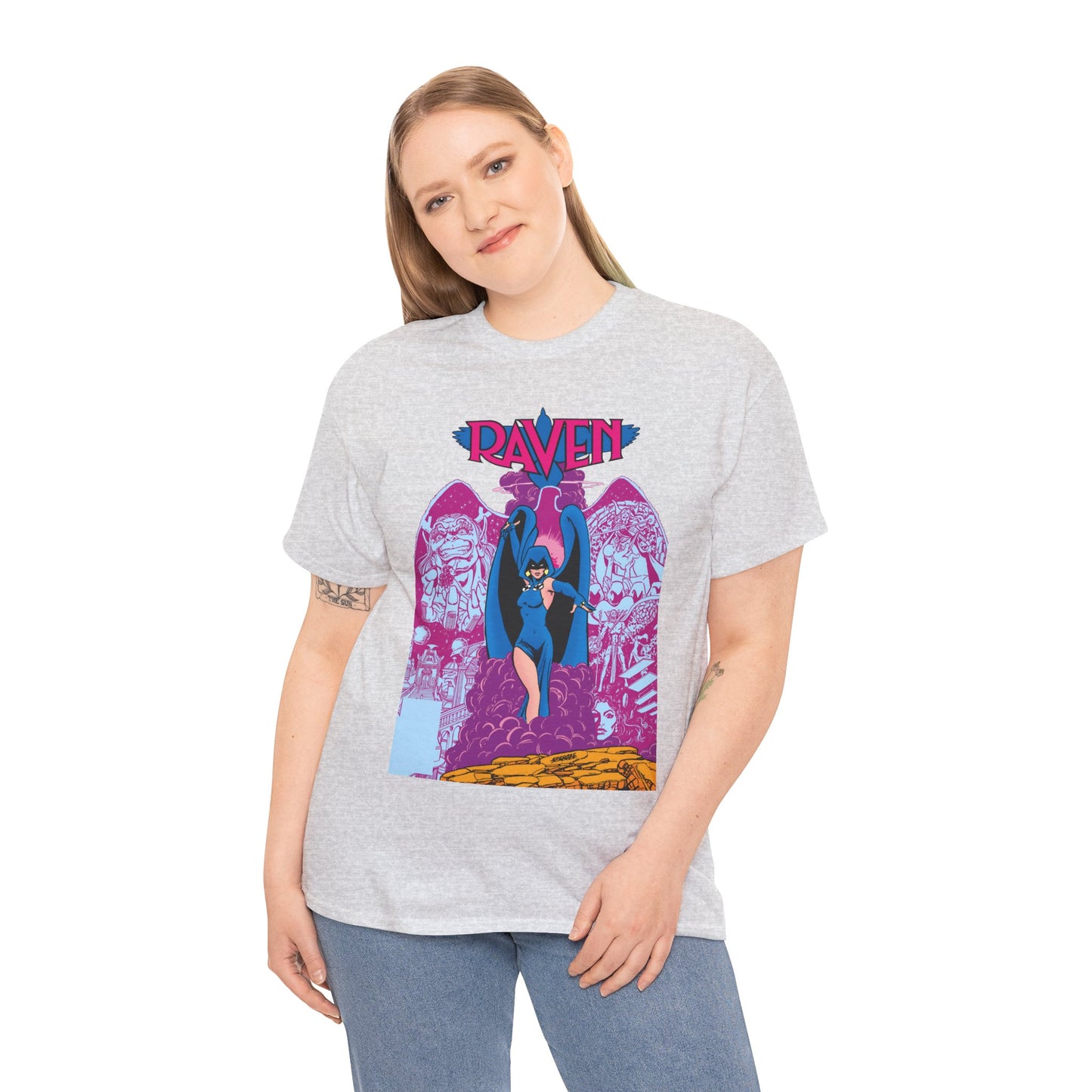 Raven T-Shirt - George Perez Art - New Teen Titans - Trigon, Azarath - DC Comics