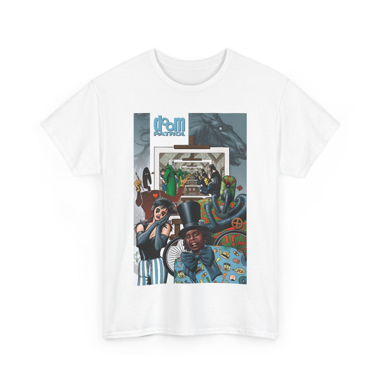 Doom Patrol T-Shirt - Brian Bolland Art - Grant Morrison Story - DC Comics/Vertigo Comics