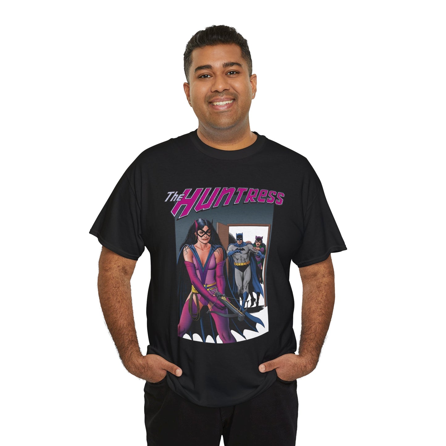 Huntress Shirt - Brian Bolland Art - Helena Wayne, Batman and Catwoman's Daughter - JSA Member, Earth 2 - DC Comics