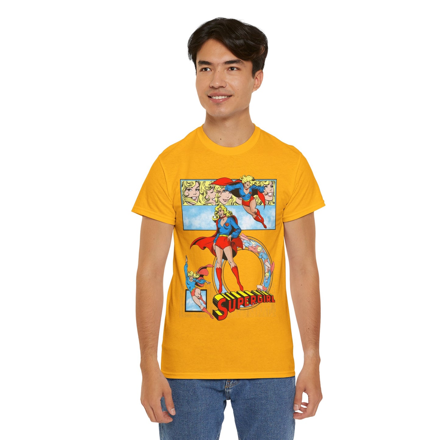 Supergirl T-Shirt - Krypton, Superman, Kara, Kandor - DC Comics - 1980s Art - Style Guide - Superman's Cousin